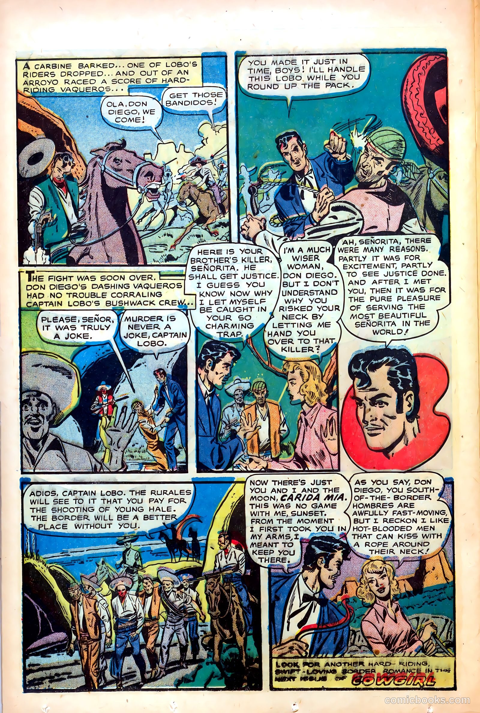 Cowgirl Romances #1 (1950) — page 32 of 53