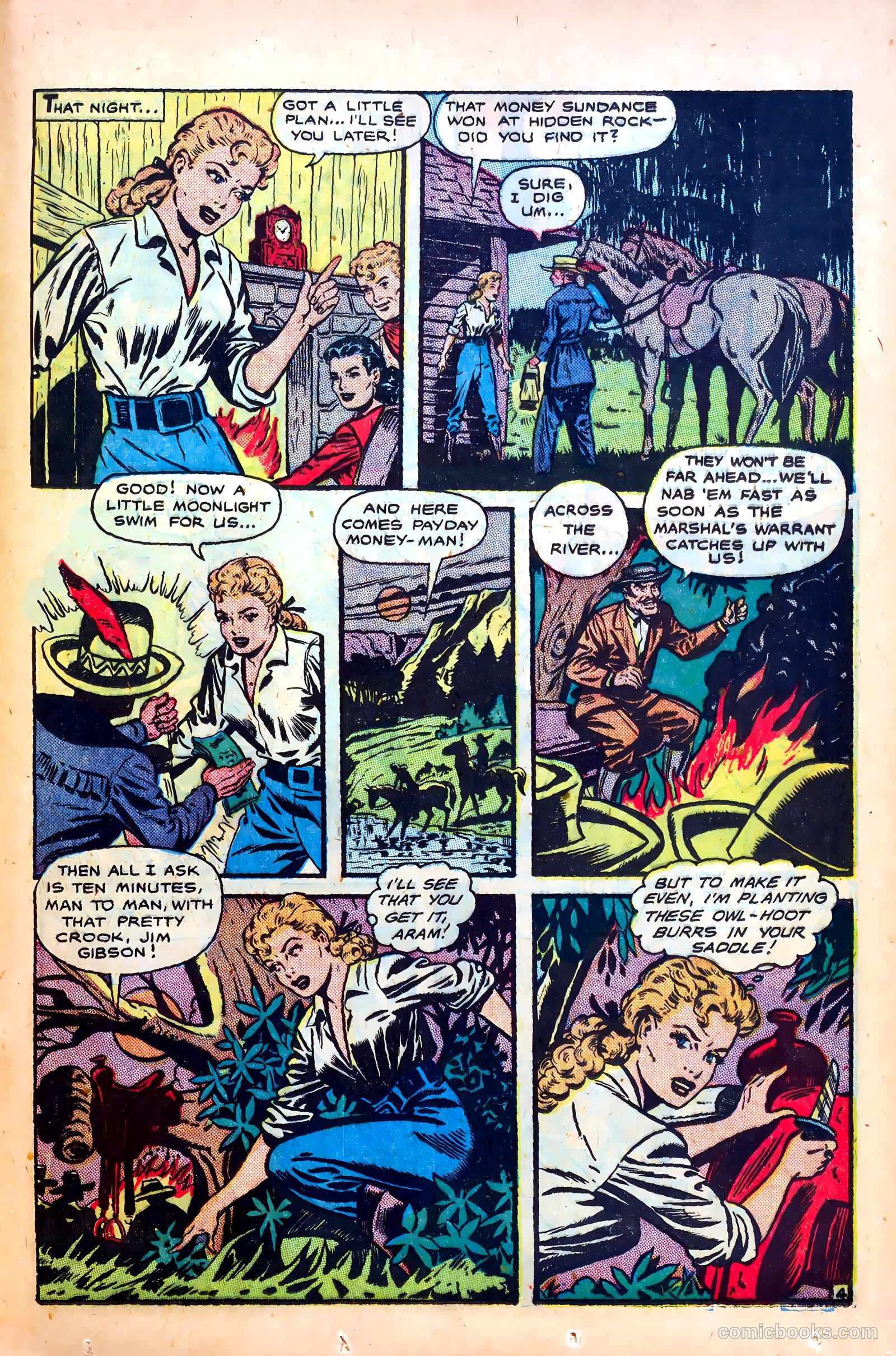 Cowgirl Romances #1 (1950) — page 37 of 53
