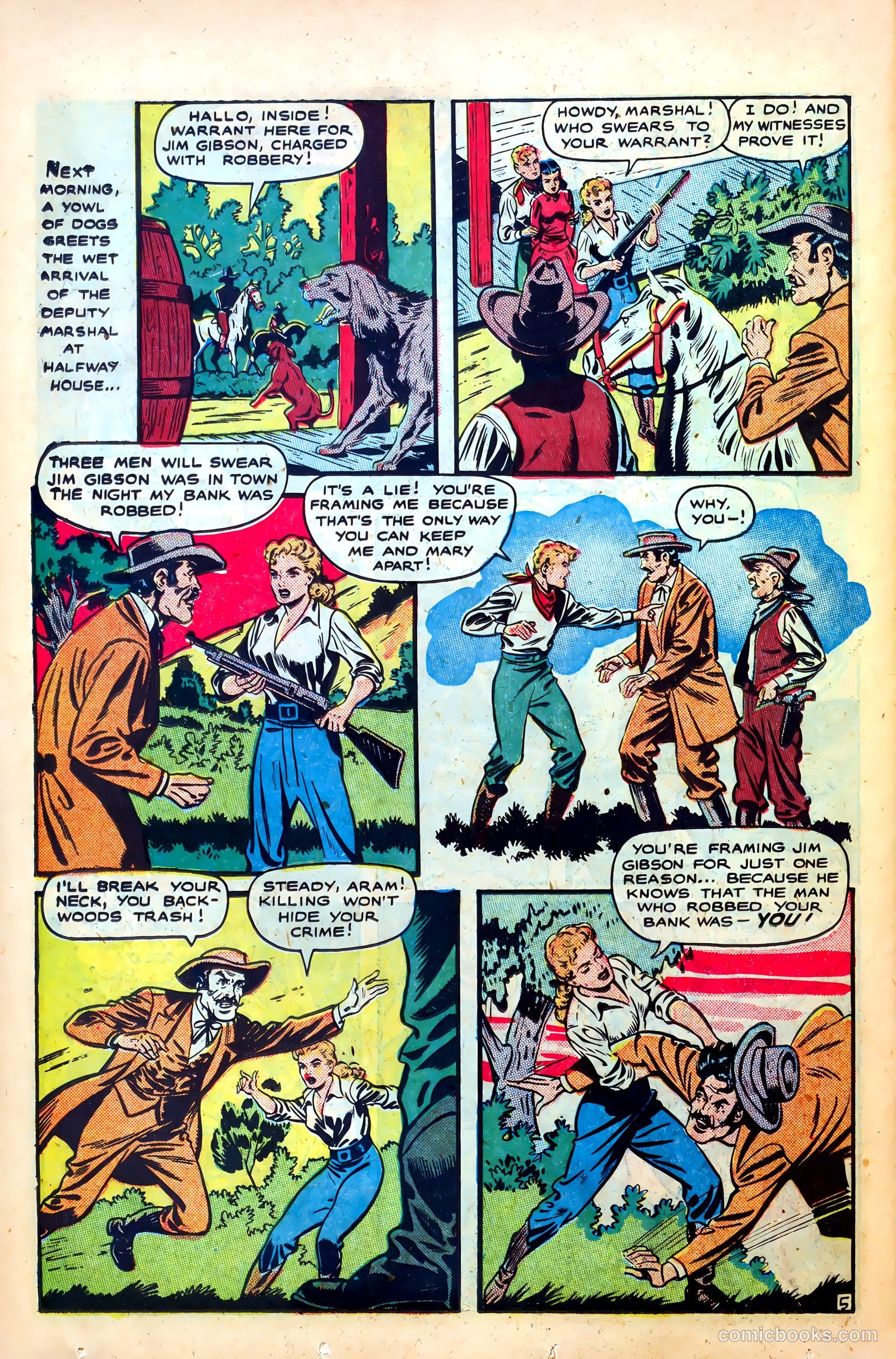 Cowgirl Romances #1 (1950) — page 38 of 53