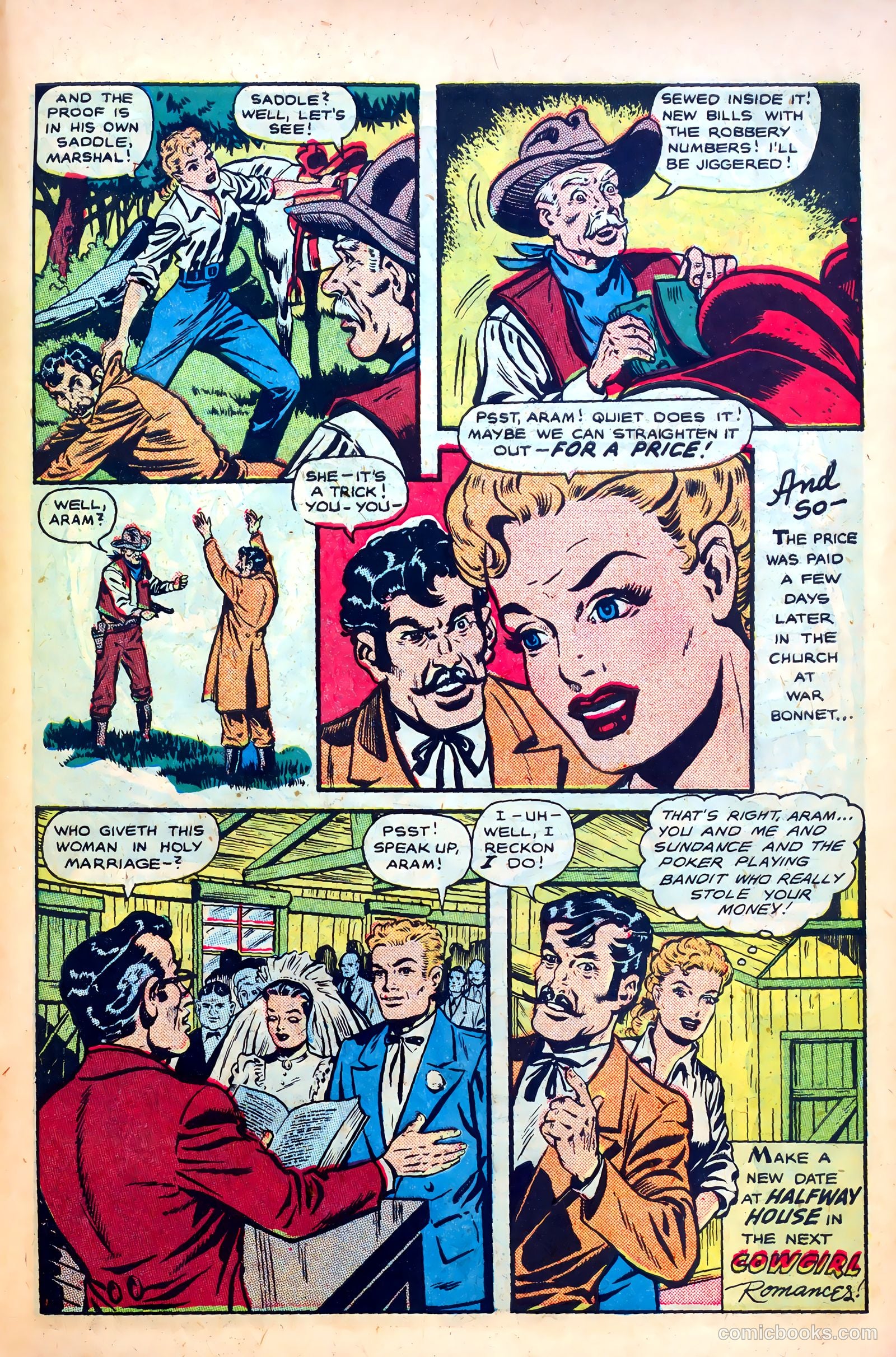 Cowgirl Romances #1 (1950) — page 39 of 53