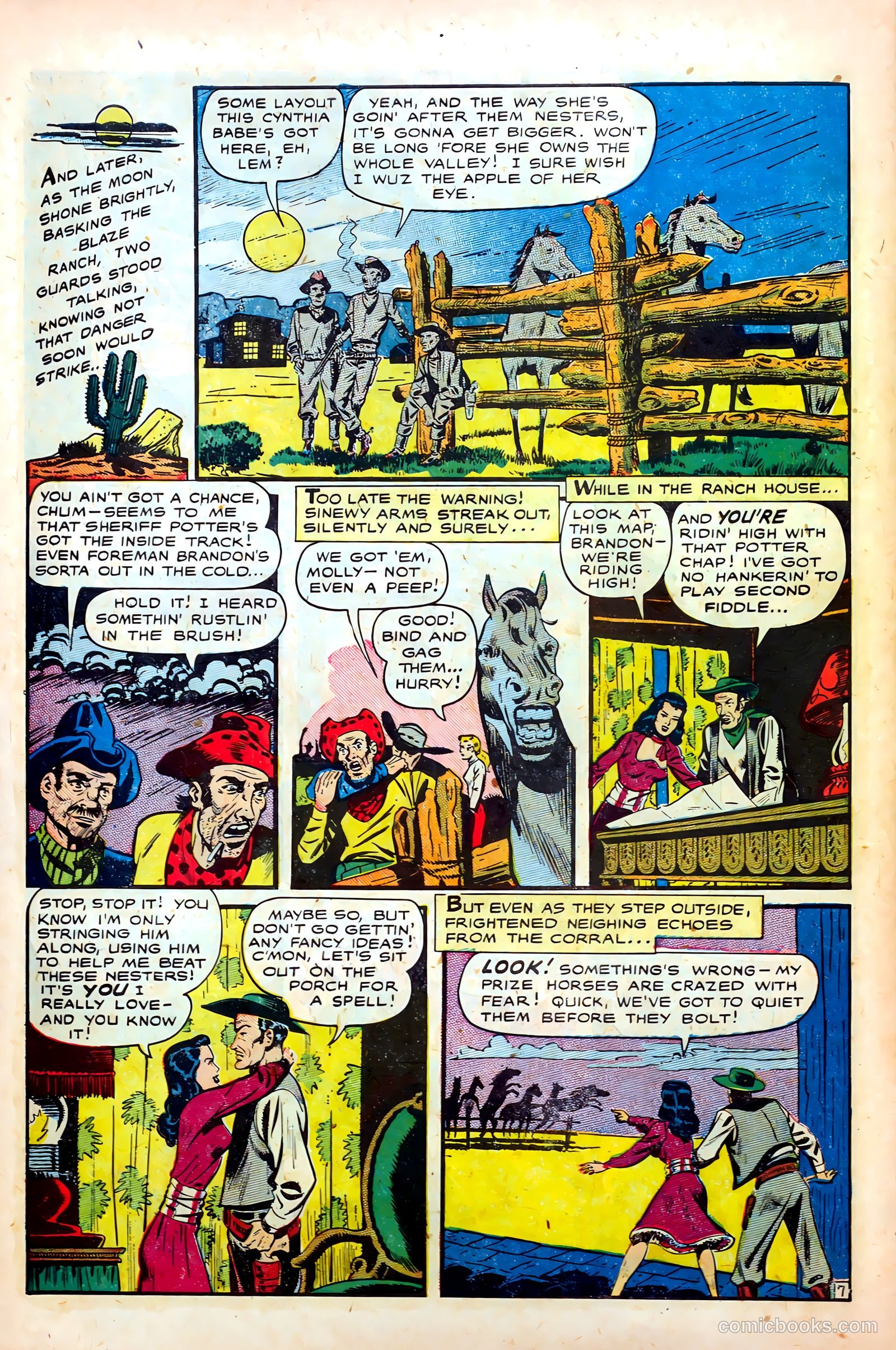 Cowgirl Romances #1 (1950) — page 46 of 53