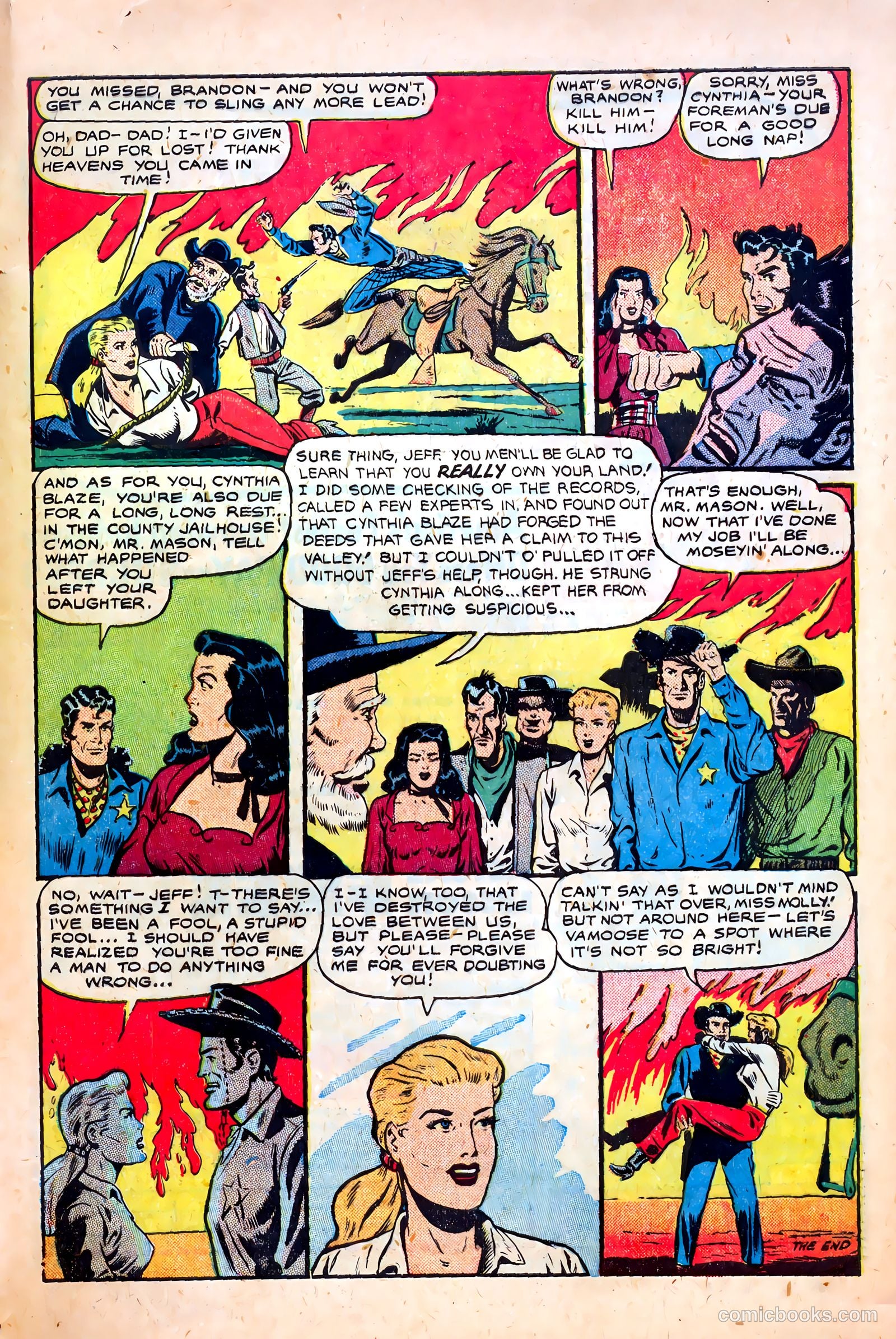 Cowgirl Romances #1 (1950) — page 49 of 53