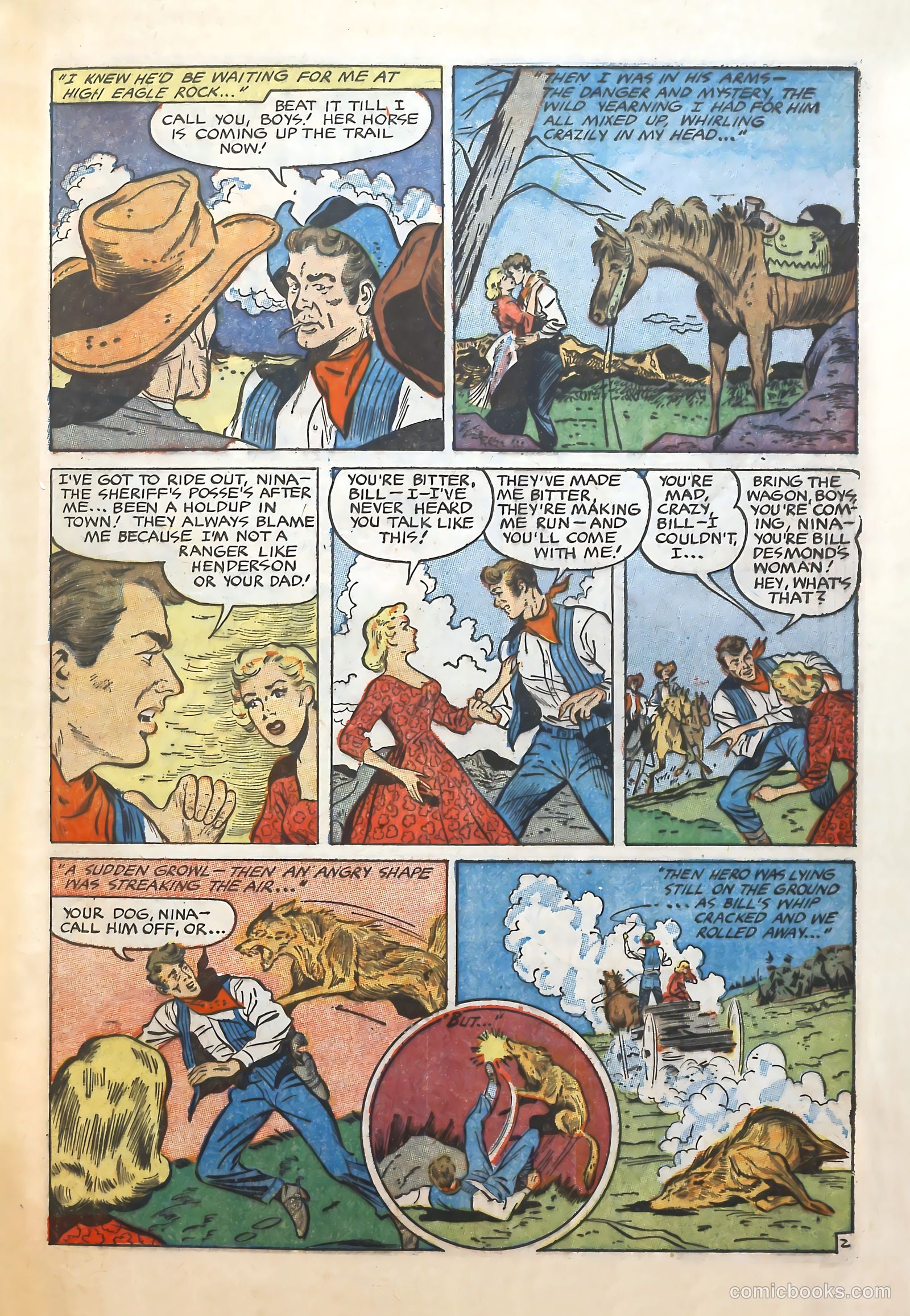 Cowgirl Romances #10 (1952) — page 5 of 36