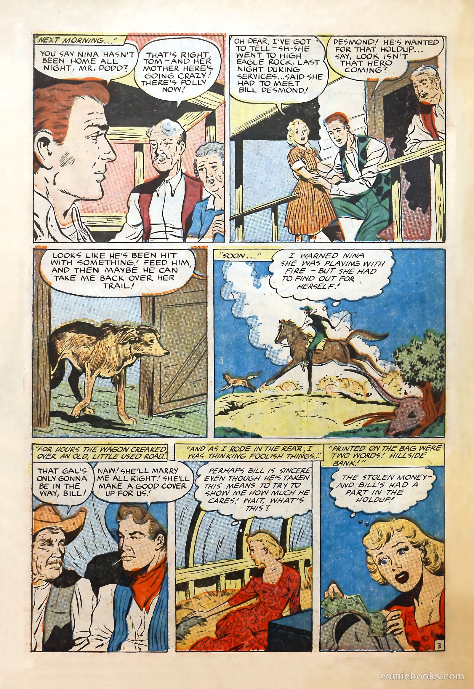 Cowgirl Romances #10 (1952) — page 6 of 36