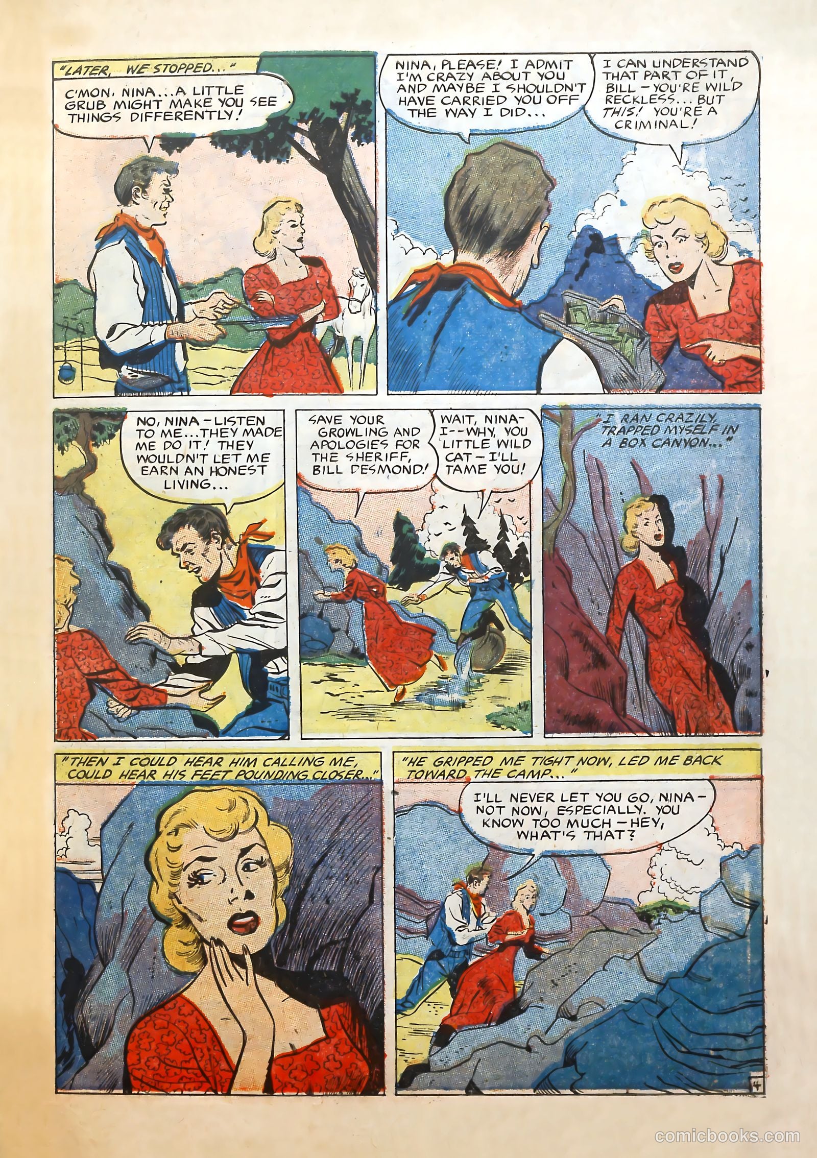 Cowgirl Romances #10 (1952) — page 7 of 36