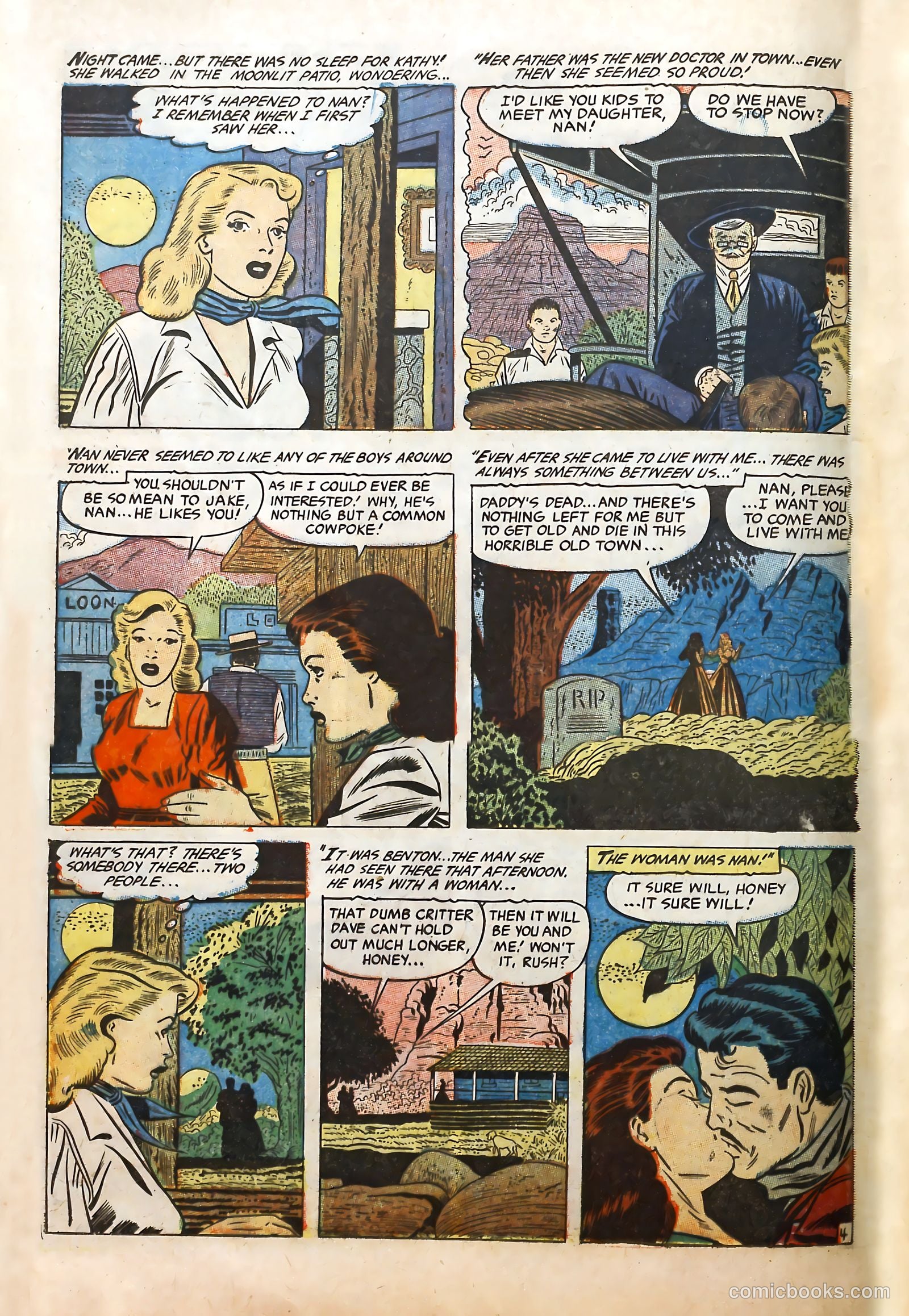 Cowgirl Romances #10 (1952) — page 12 of 36