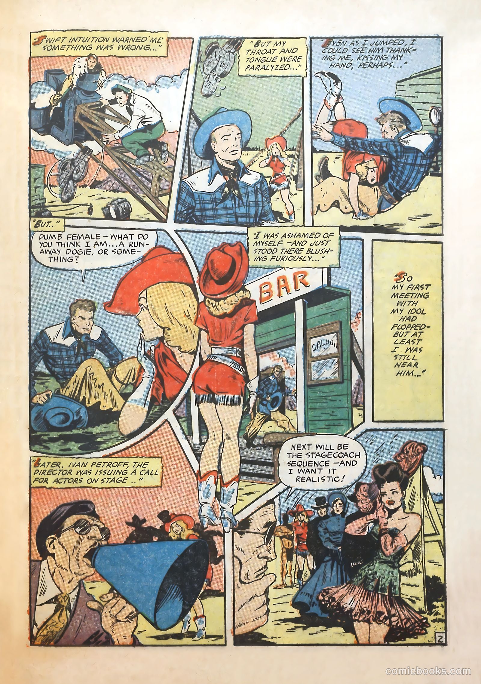 Cowgirl Romances #10 (1952) — page 29 of 36