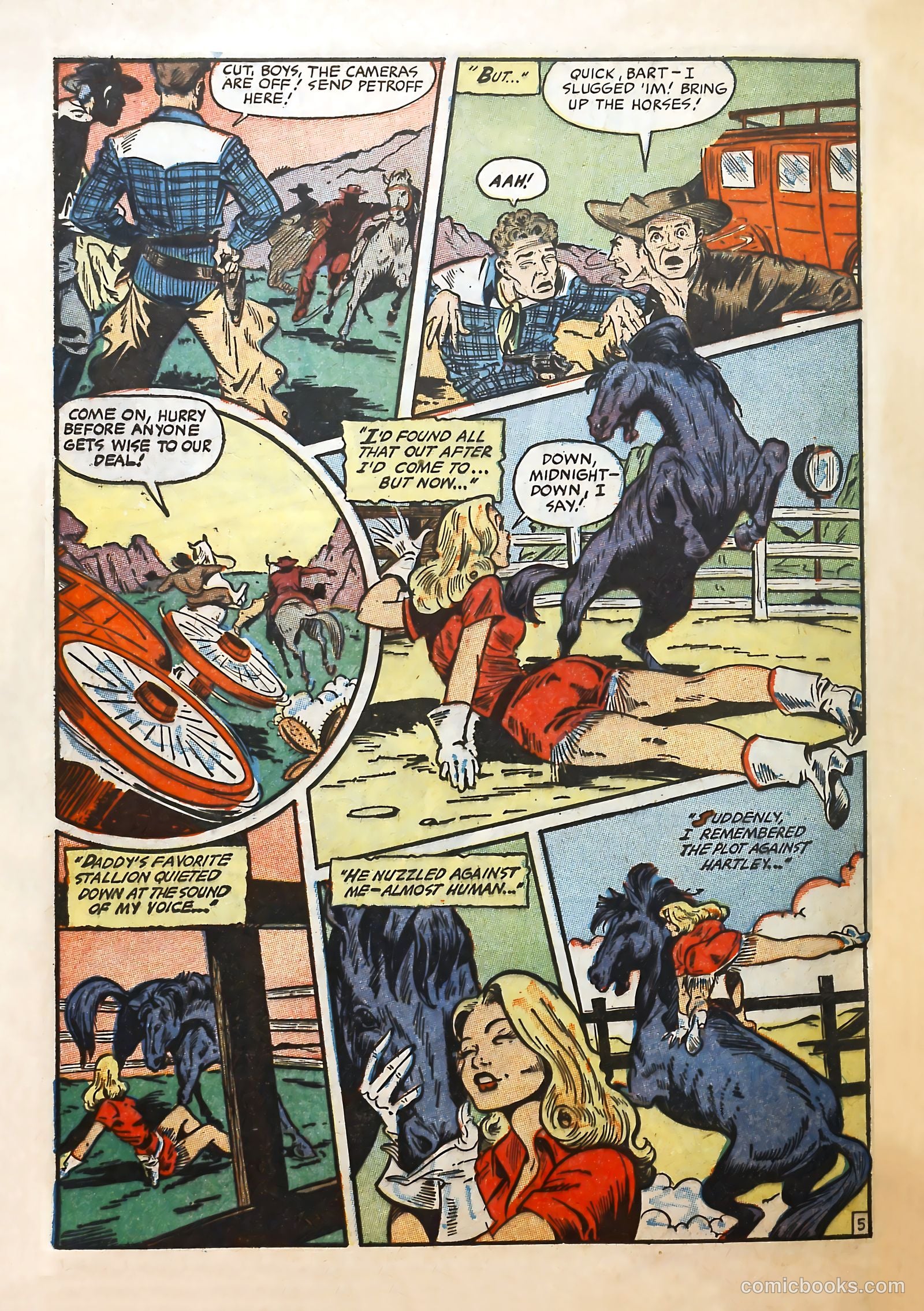 Cowgirl Romances #10 (1952) — page 32 of 36