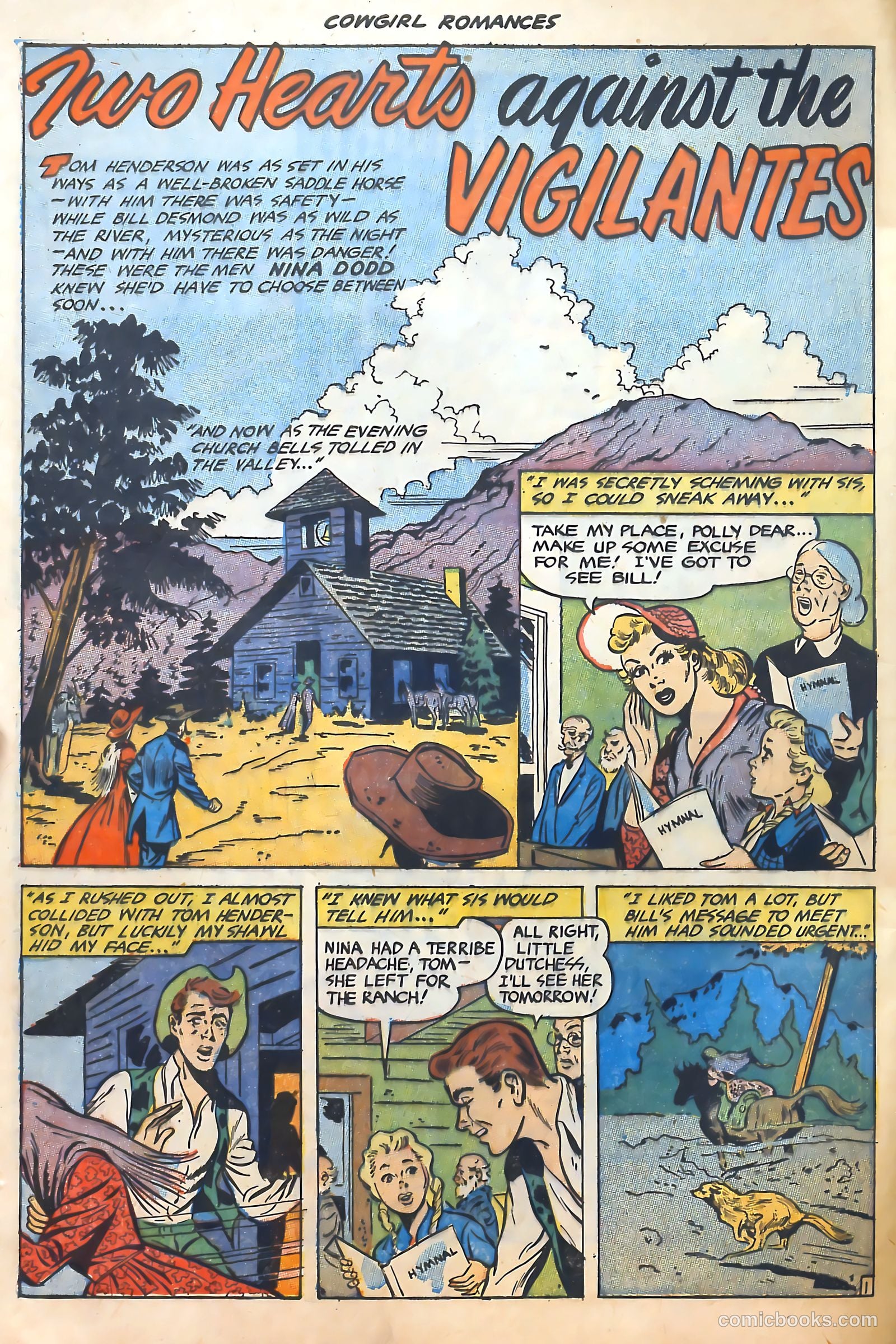 Cowgirl Romances #10 (1952) — page 4 of 36