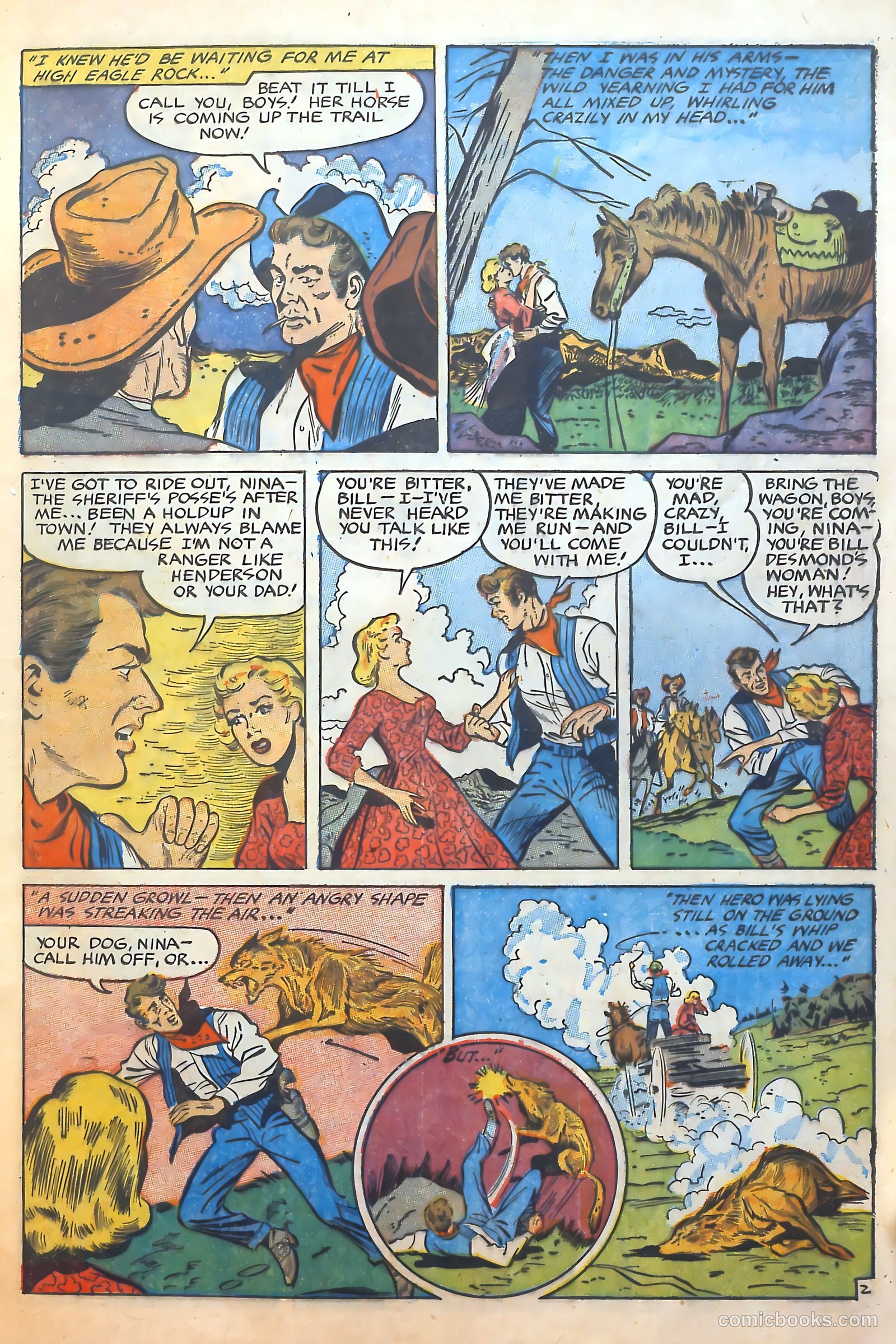 Cowgirl Romances #10 (1952) — page 5 of 36