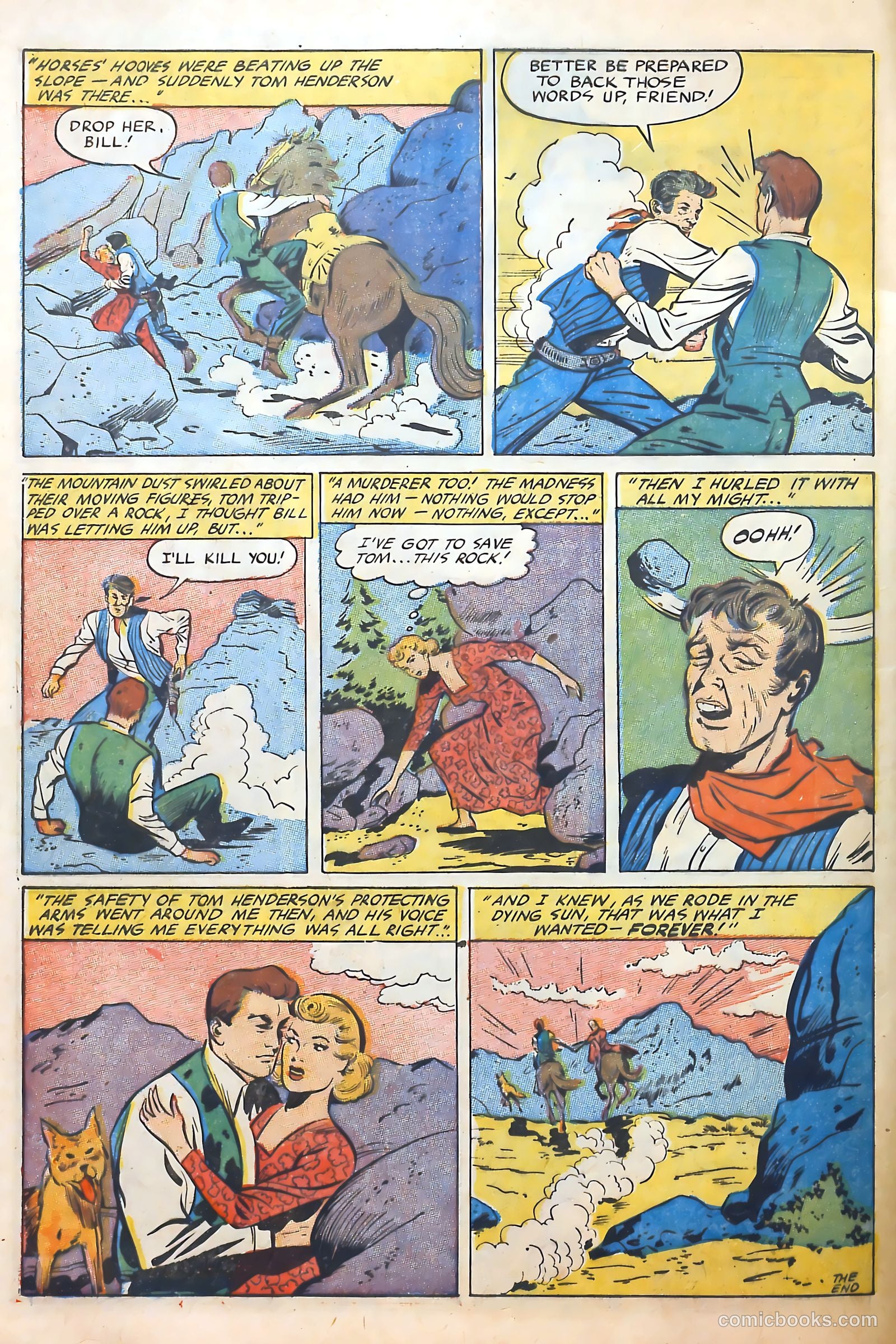 Cowgirl Romances #10 (1952) — page 8 of 36