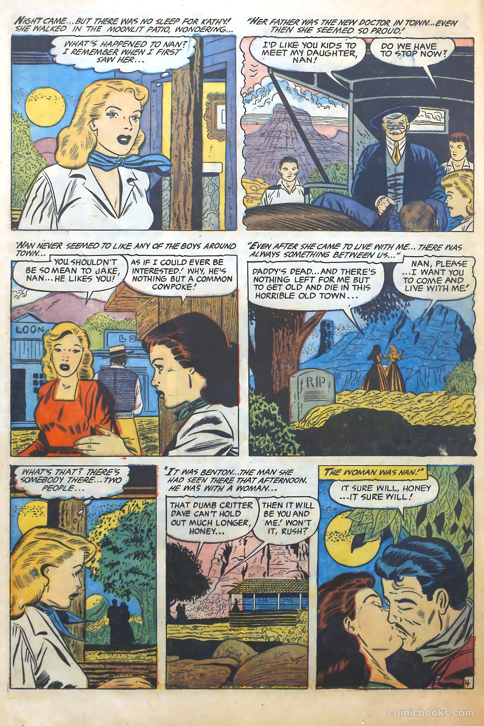 Cowgirl Romances #10 (1952) — page 12 of 36
