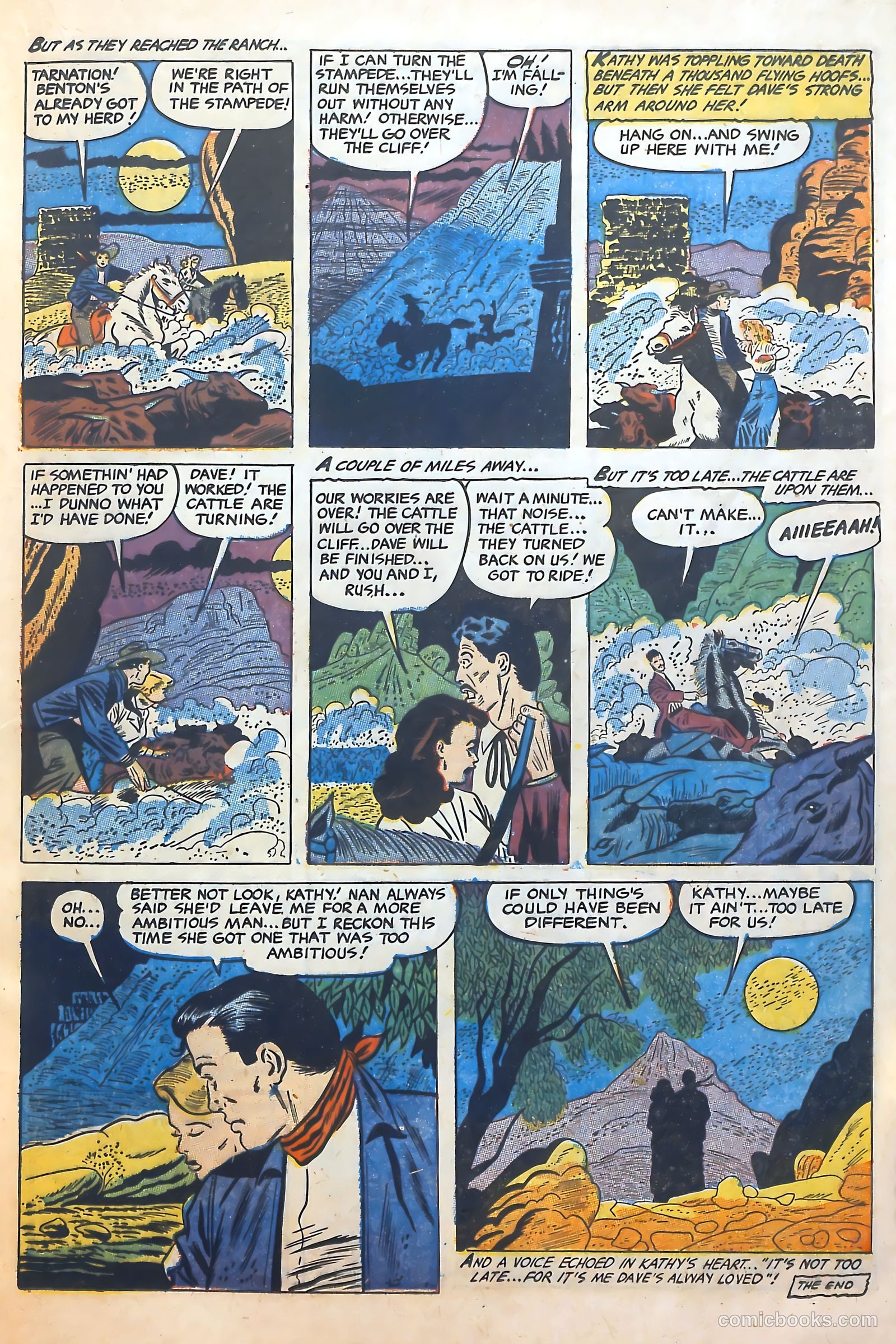 Cowgirl Romances #10 (1952) — page 17 of 36