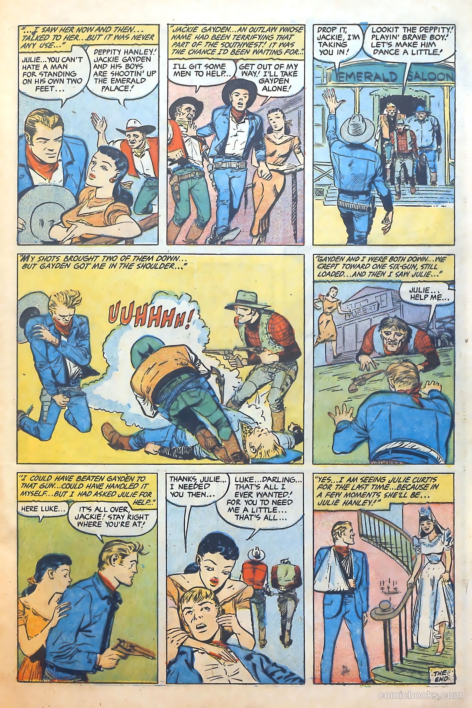 Cowgirl Romances #10 (1952) — page 25 of 36