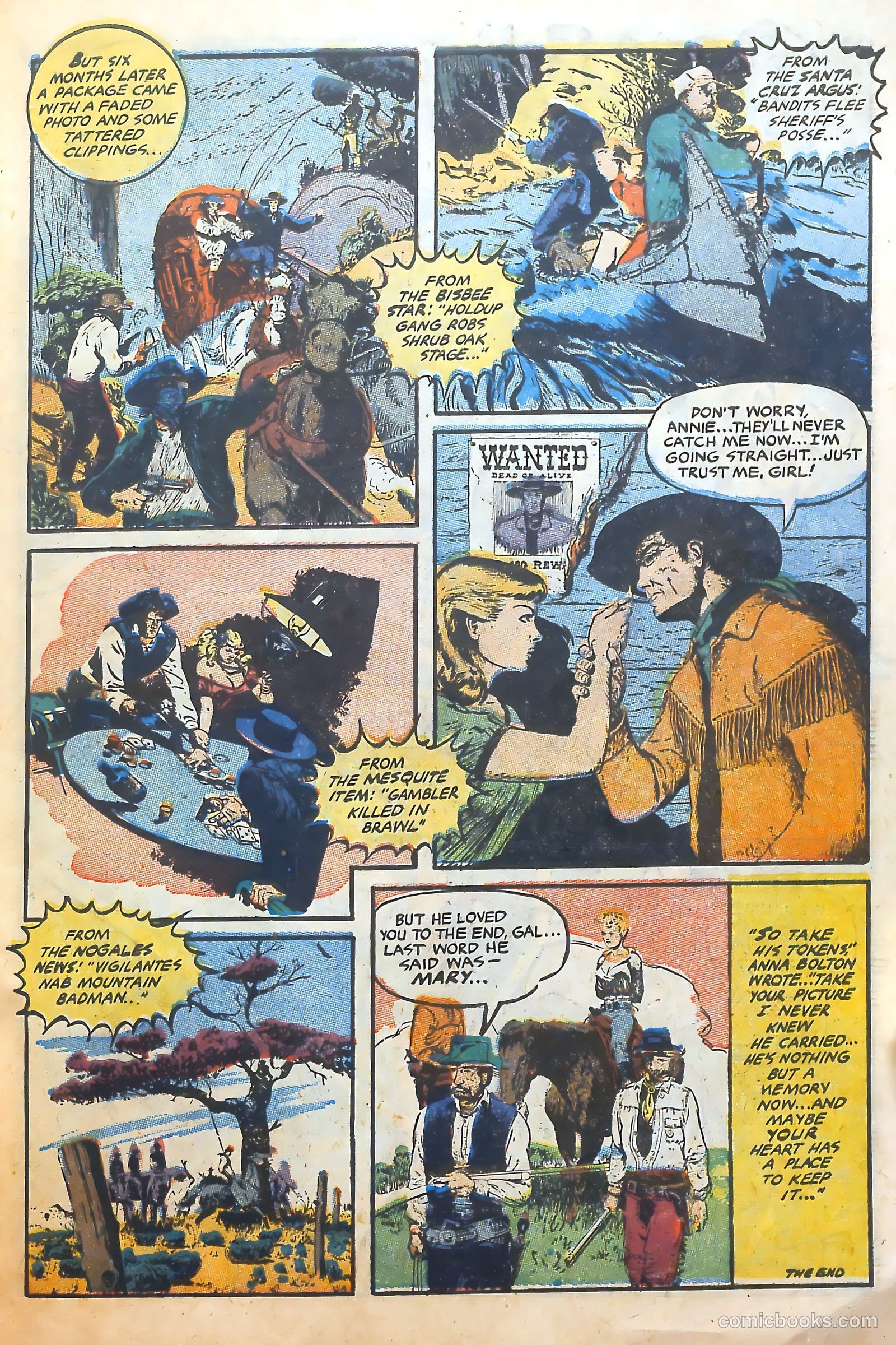 Cowgirl Romances #10 (1952) — page 27 of 36