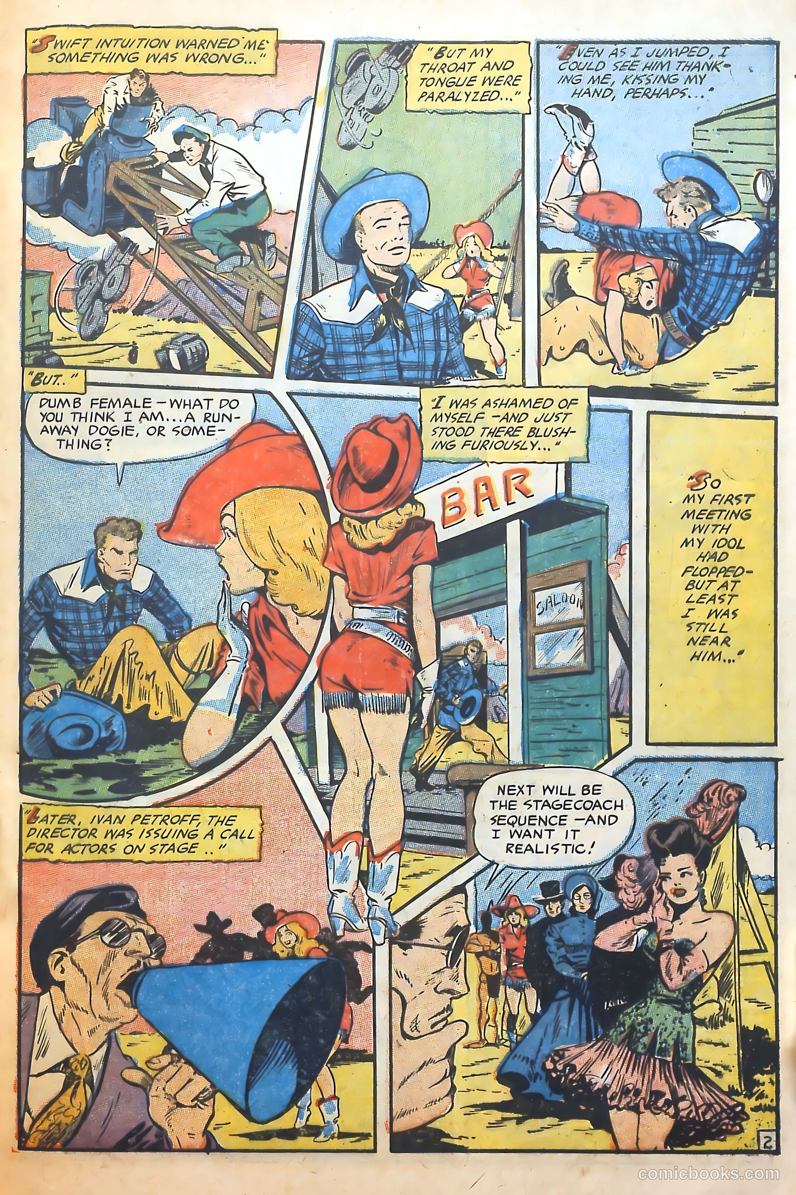 Cowgirl Romances #10 (1952) — page 29 of 36