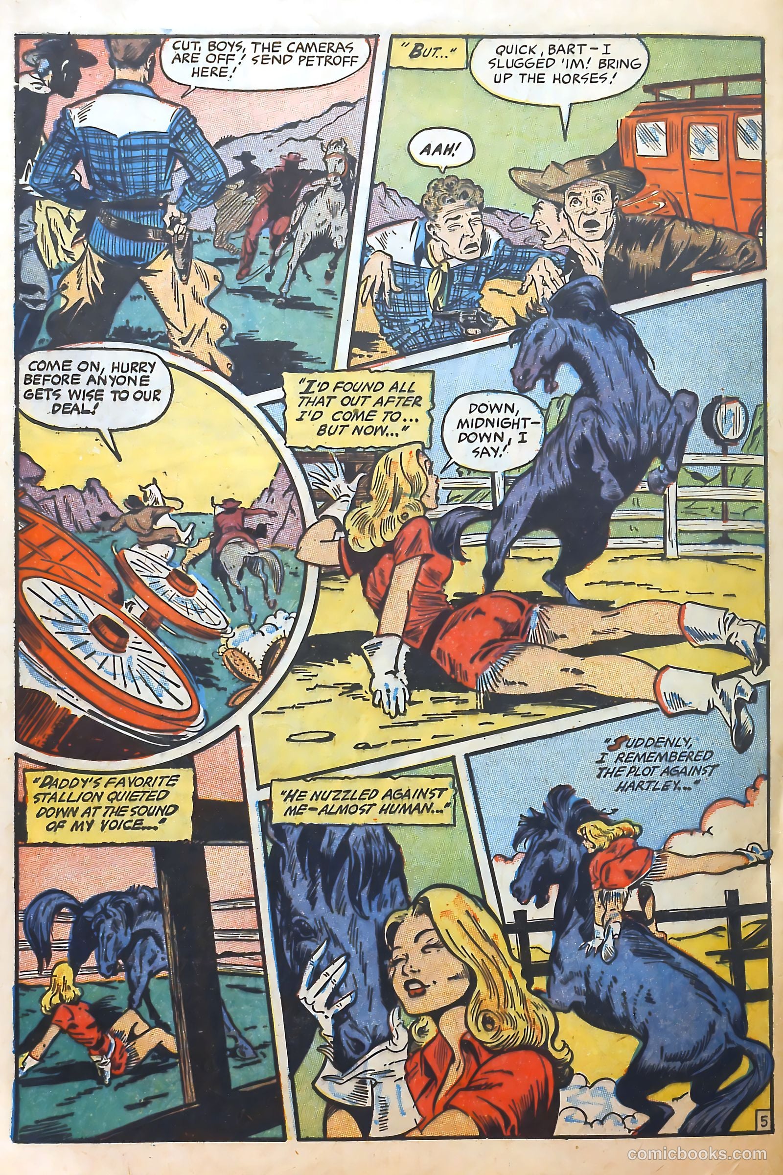 Cowgirl Romances #10 (1952) — page 32 of 36
