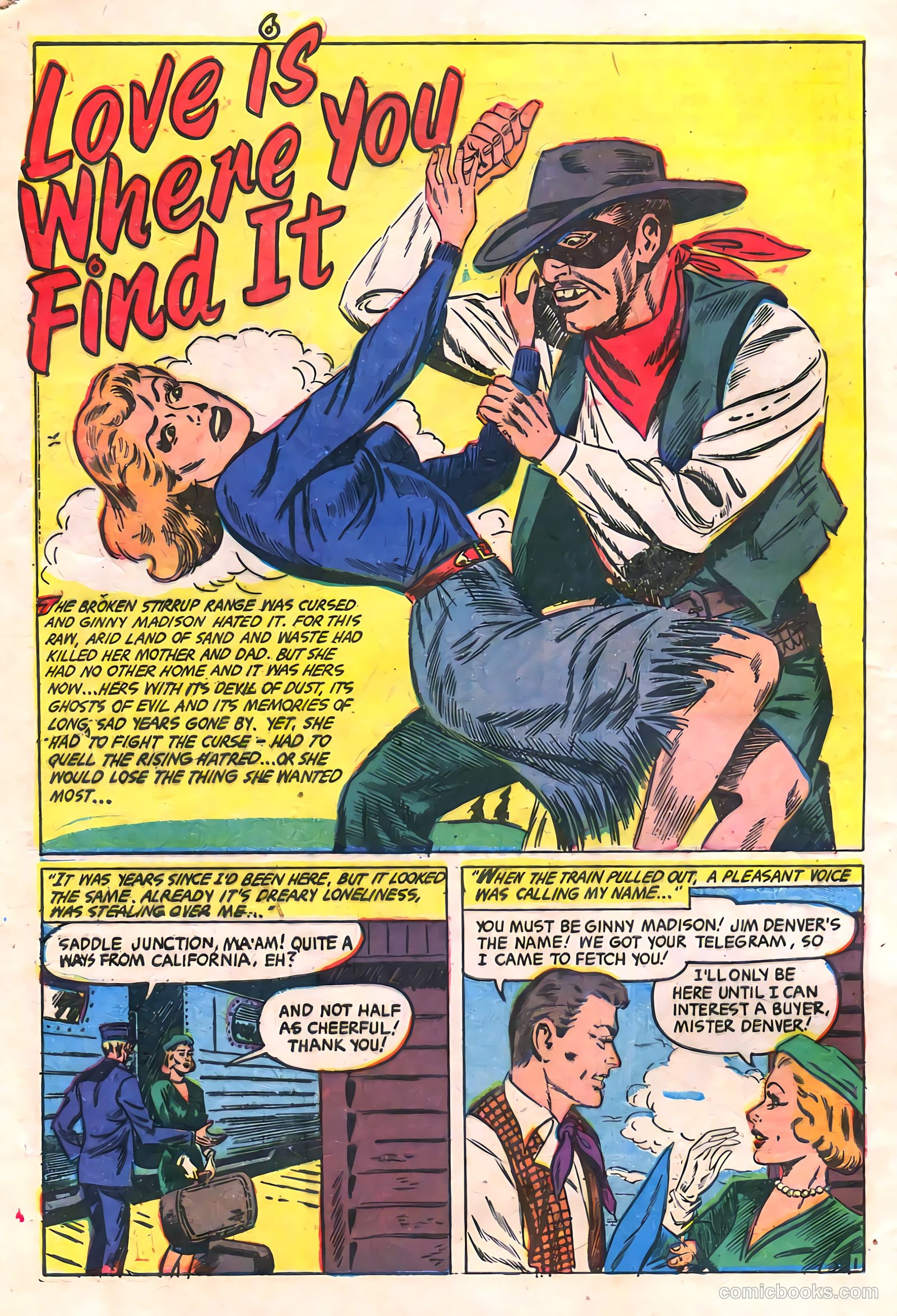 Cowgirl Romances #11 (1952) — page 4 of 36