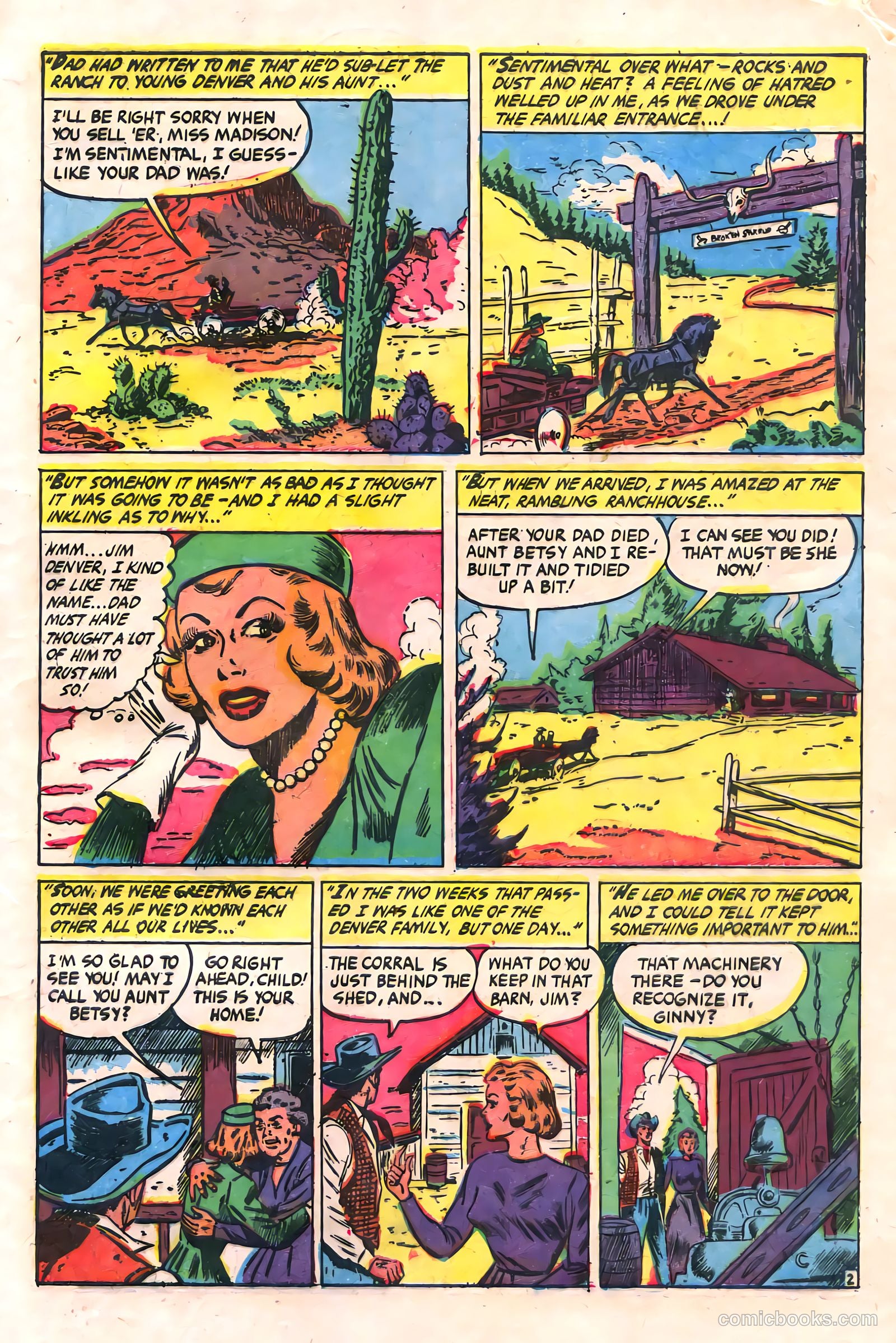 Cowgirl Romances #11 (1952) — page 5 of 36