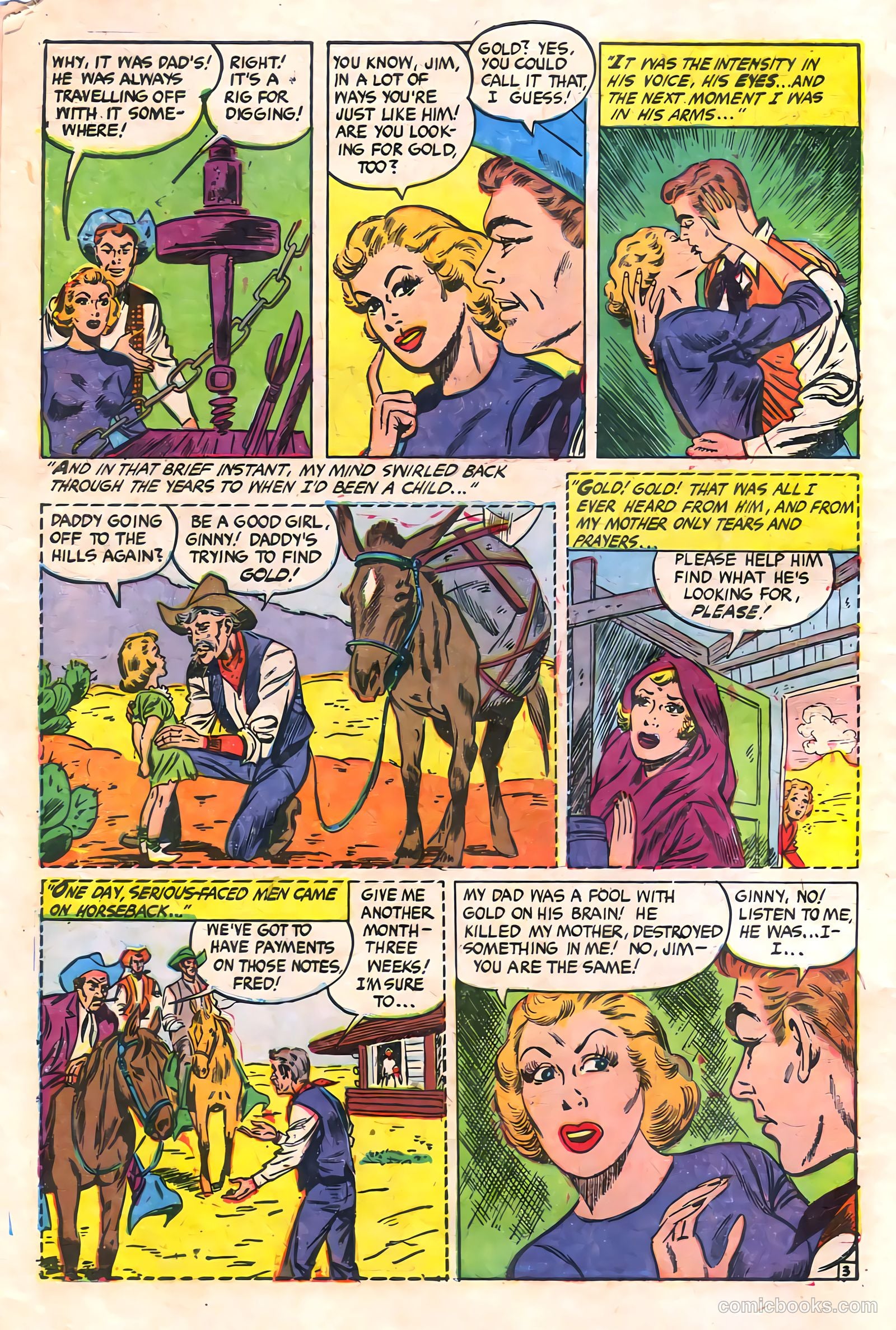 Cowgirl Romances #11 (1952) — page 6 of 36