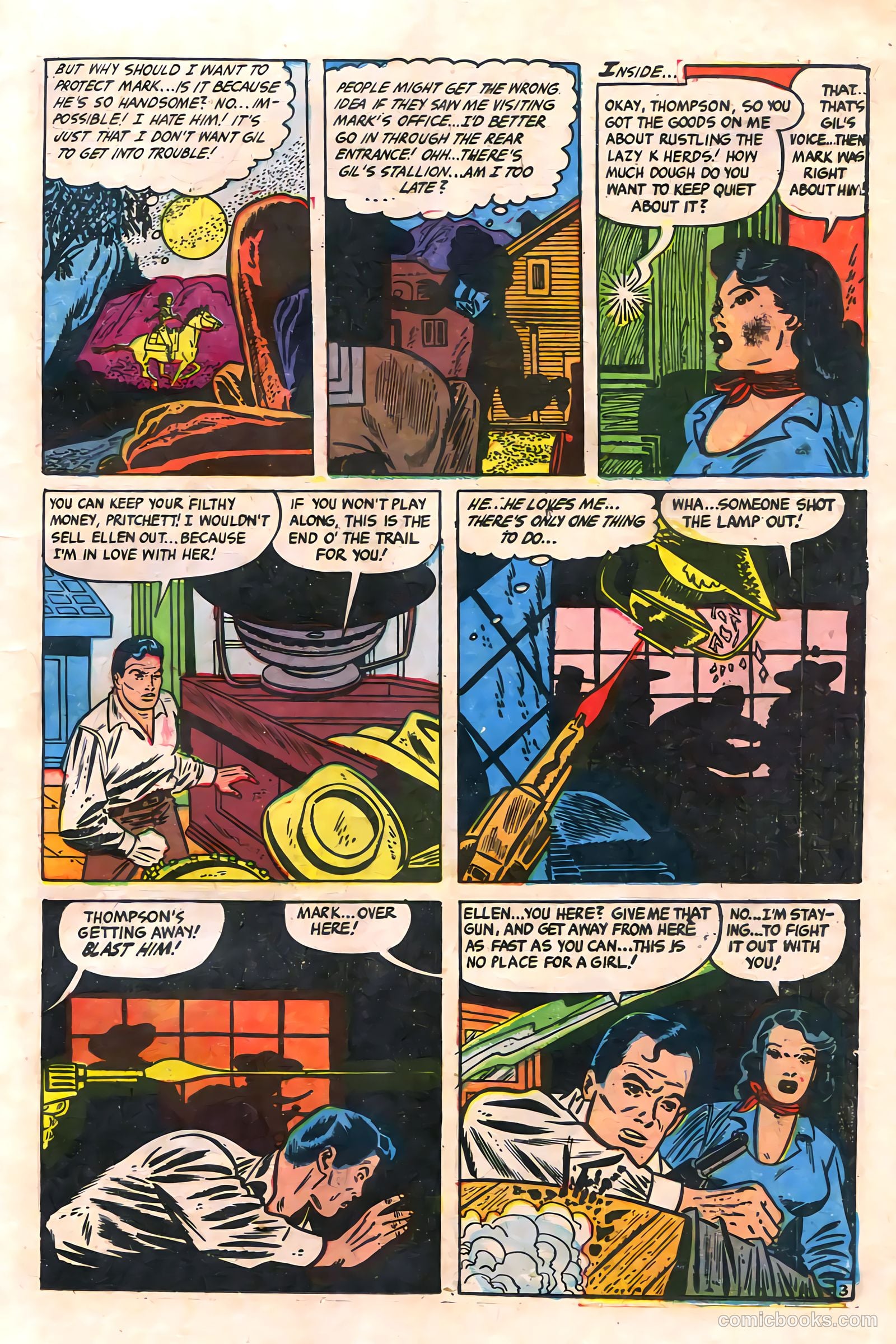 Cowgirl Romances #11 (1952) — page 15 of 36