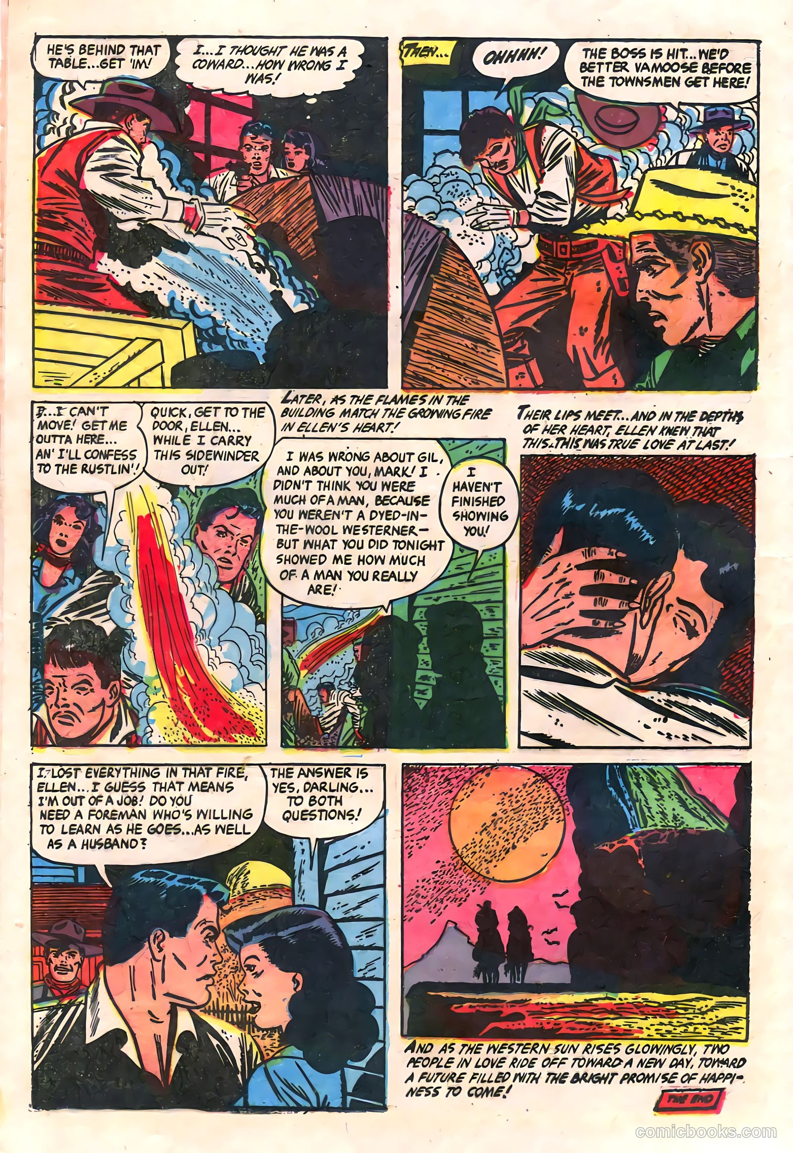 Cowgirl Romances #11 (1952) — page 16 of 36