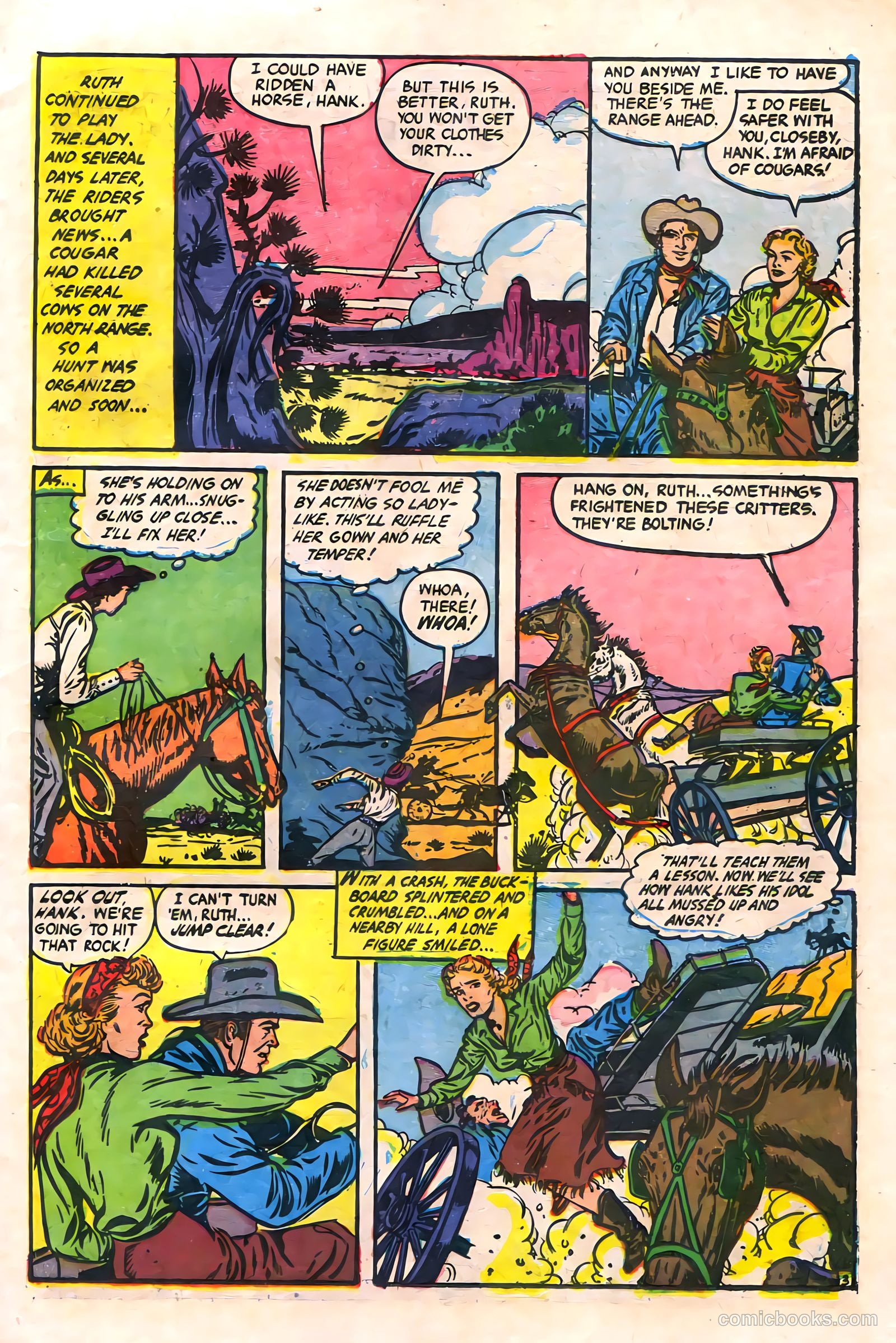 Cowgirl Romances #11 (1952) — page 23 of 36