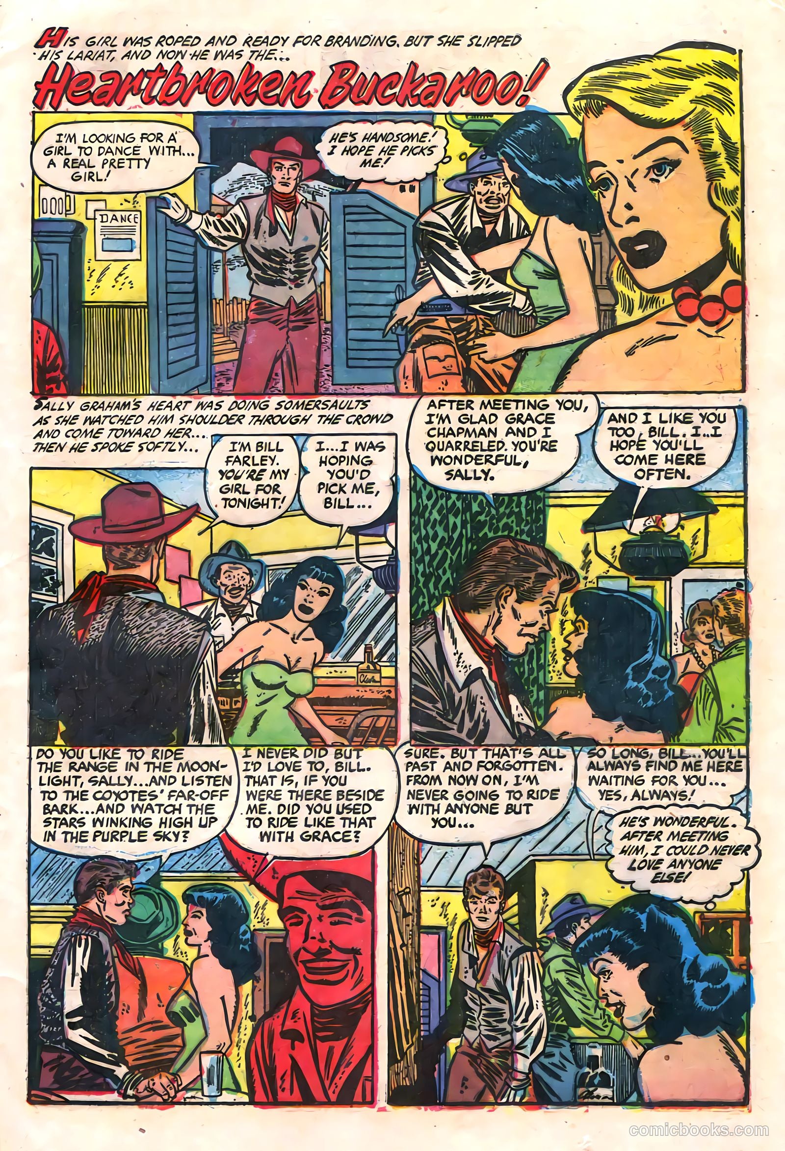 Cowgirl Romances #11 (1952) — page 25 of 36