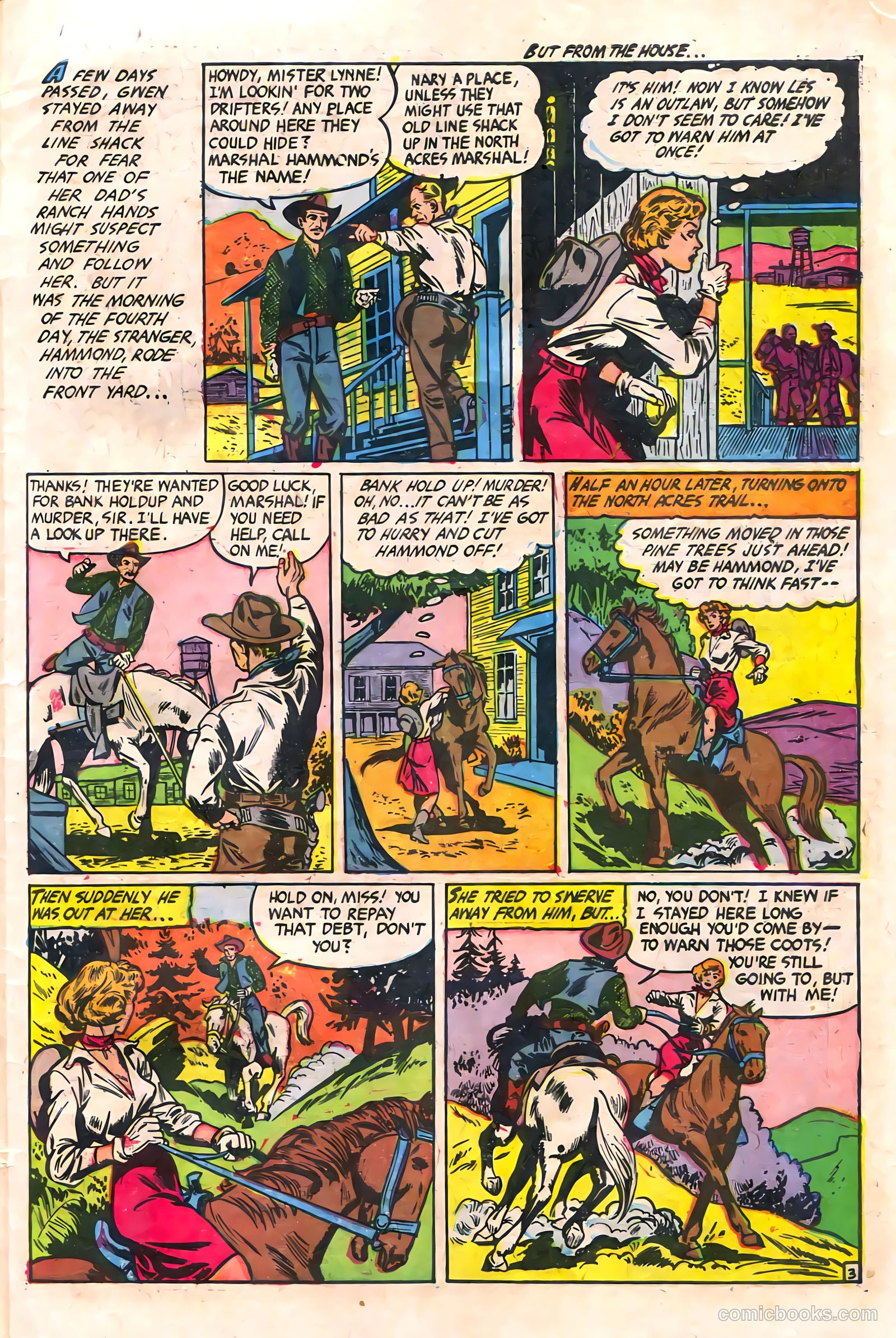 Cowgirl Romances #11 (1952) — page 31 of 36