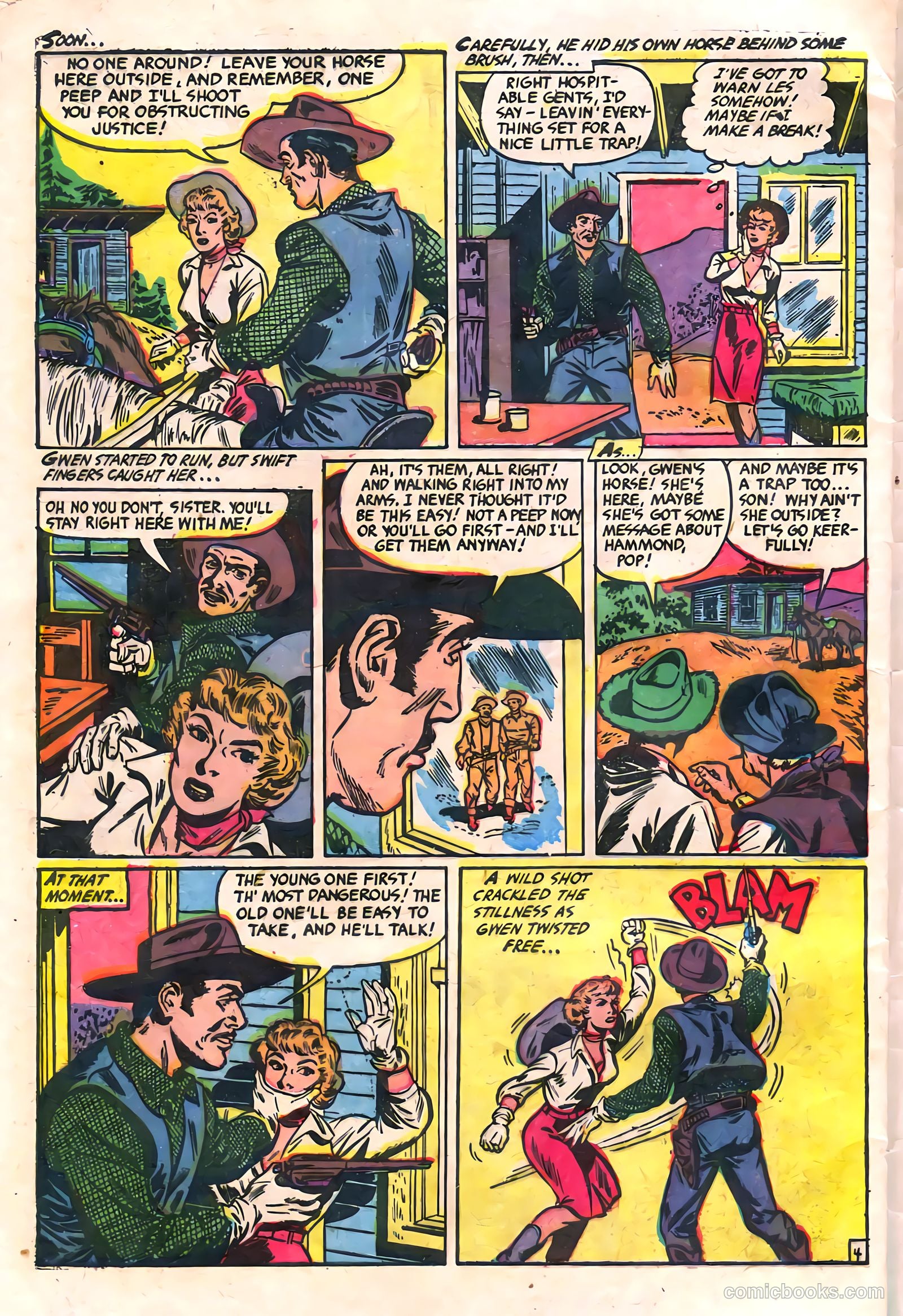 Cowgirl Romances #11 (1952) — page 32 of 36