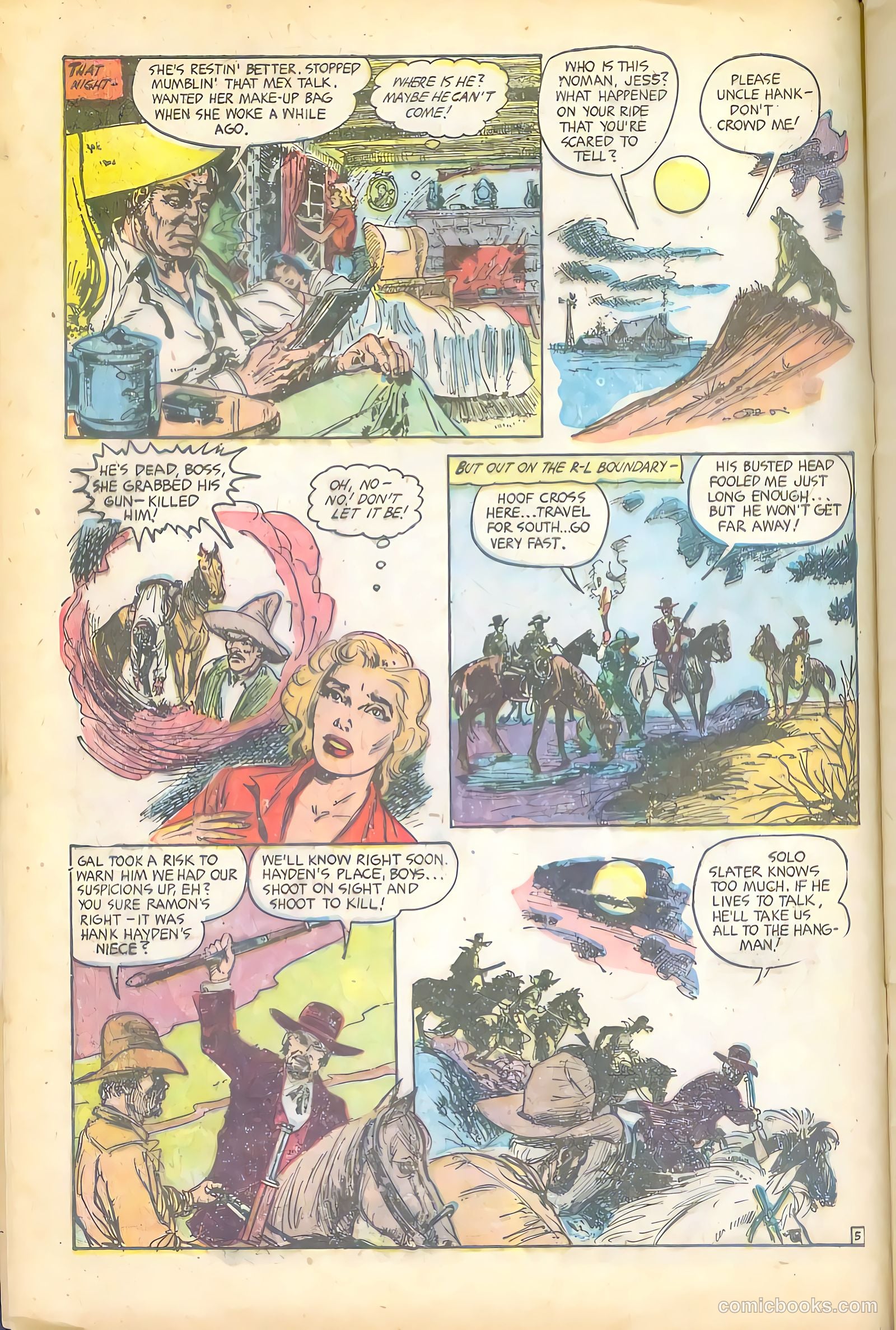Cowgirl Romances #12 (1953) — page 9 of 37