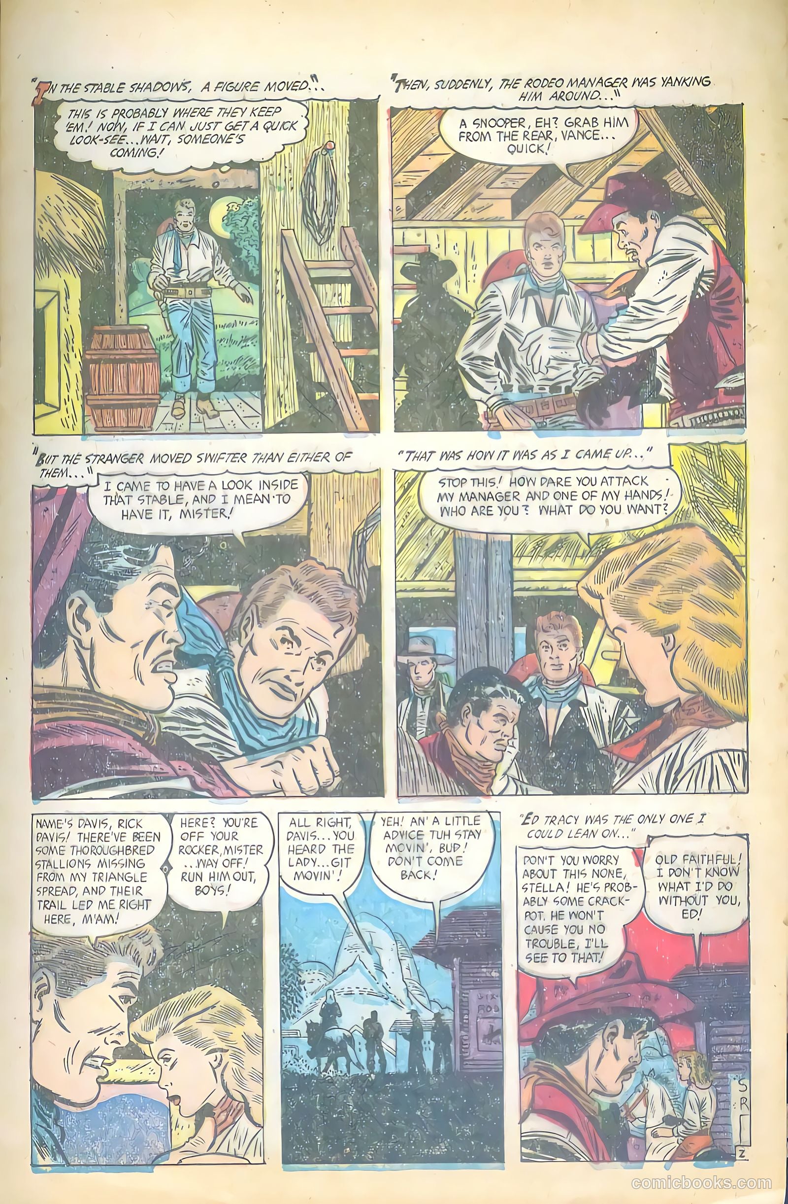 Cowgirl Romances #12 (1953) — page 14 of 37