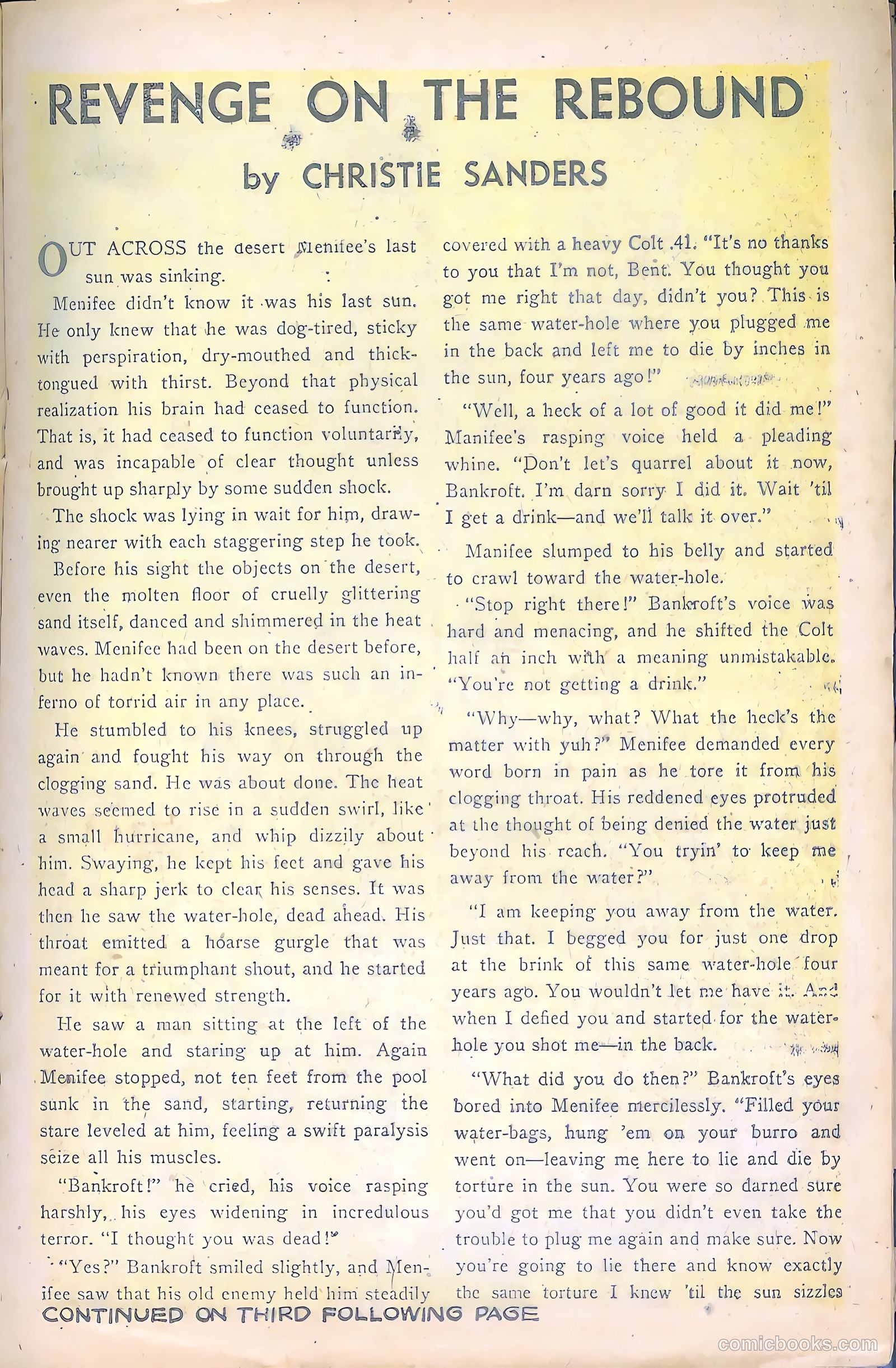 Cowgirl Romances #12 (1953) — page 18 of 37