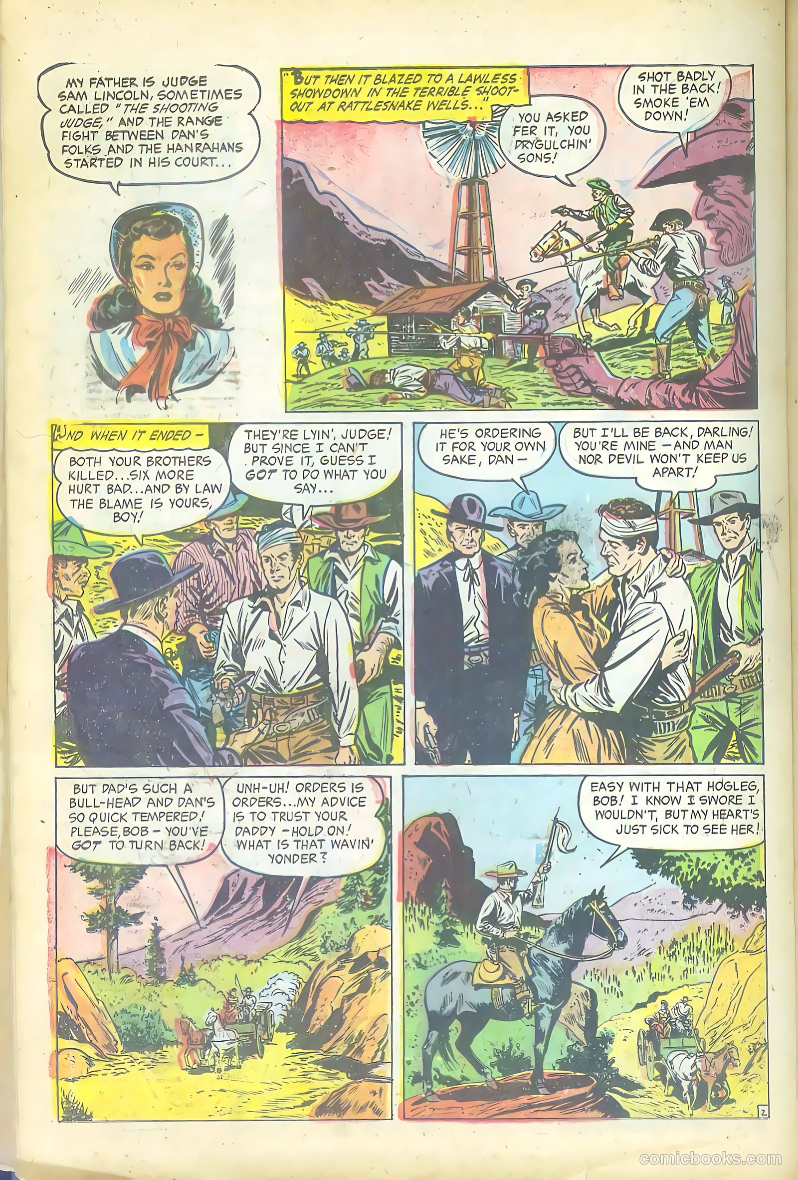Cowgirl Romances #12 (1953) — page 23 of 37