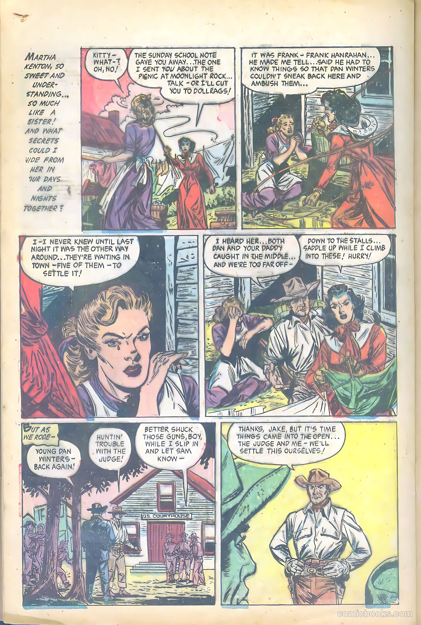 Cowgirl Romances #12 (1953) — page 25 of 37