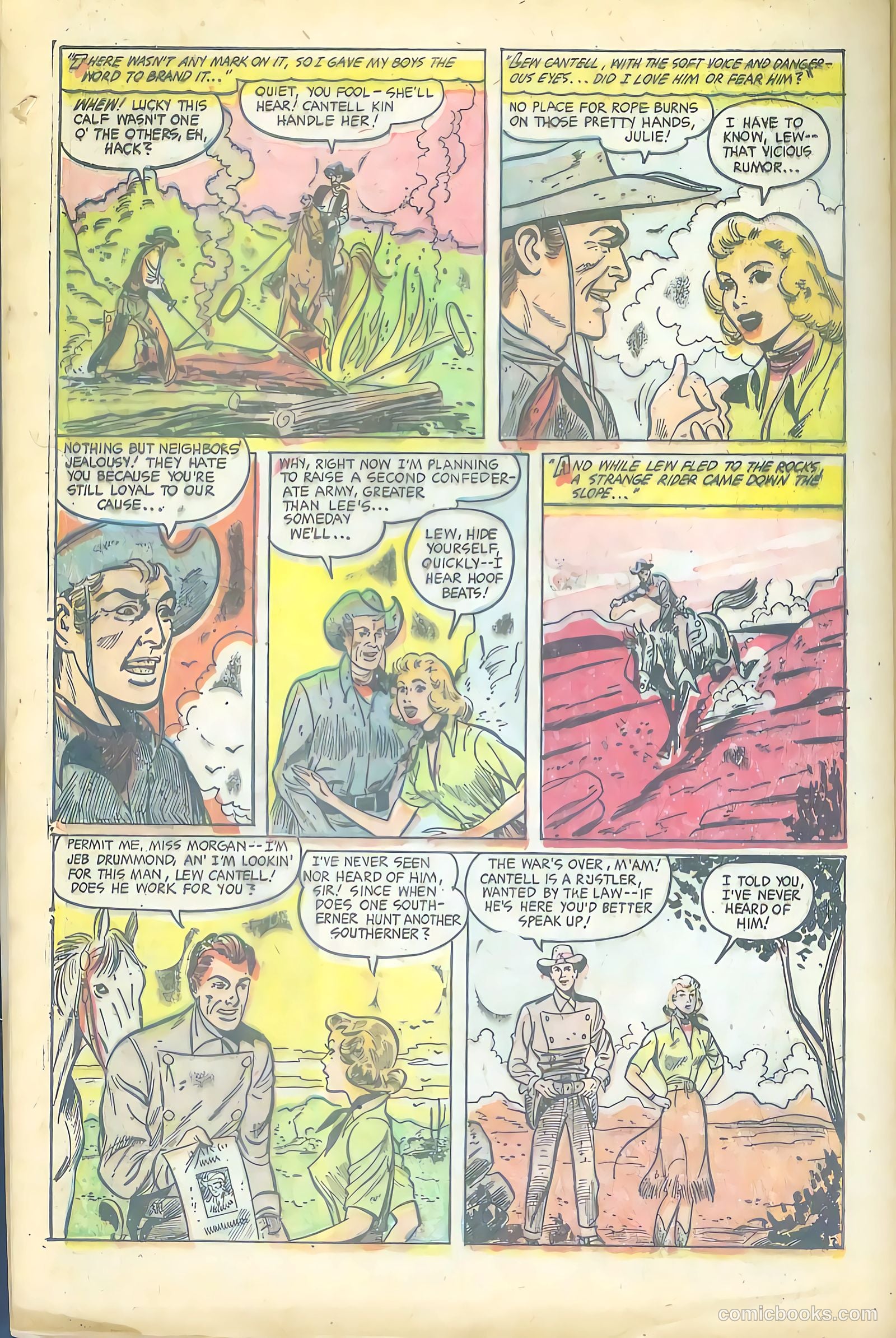 Cowgirl Romances #12 (1953) — page 29 of 37