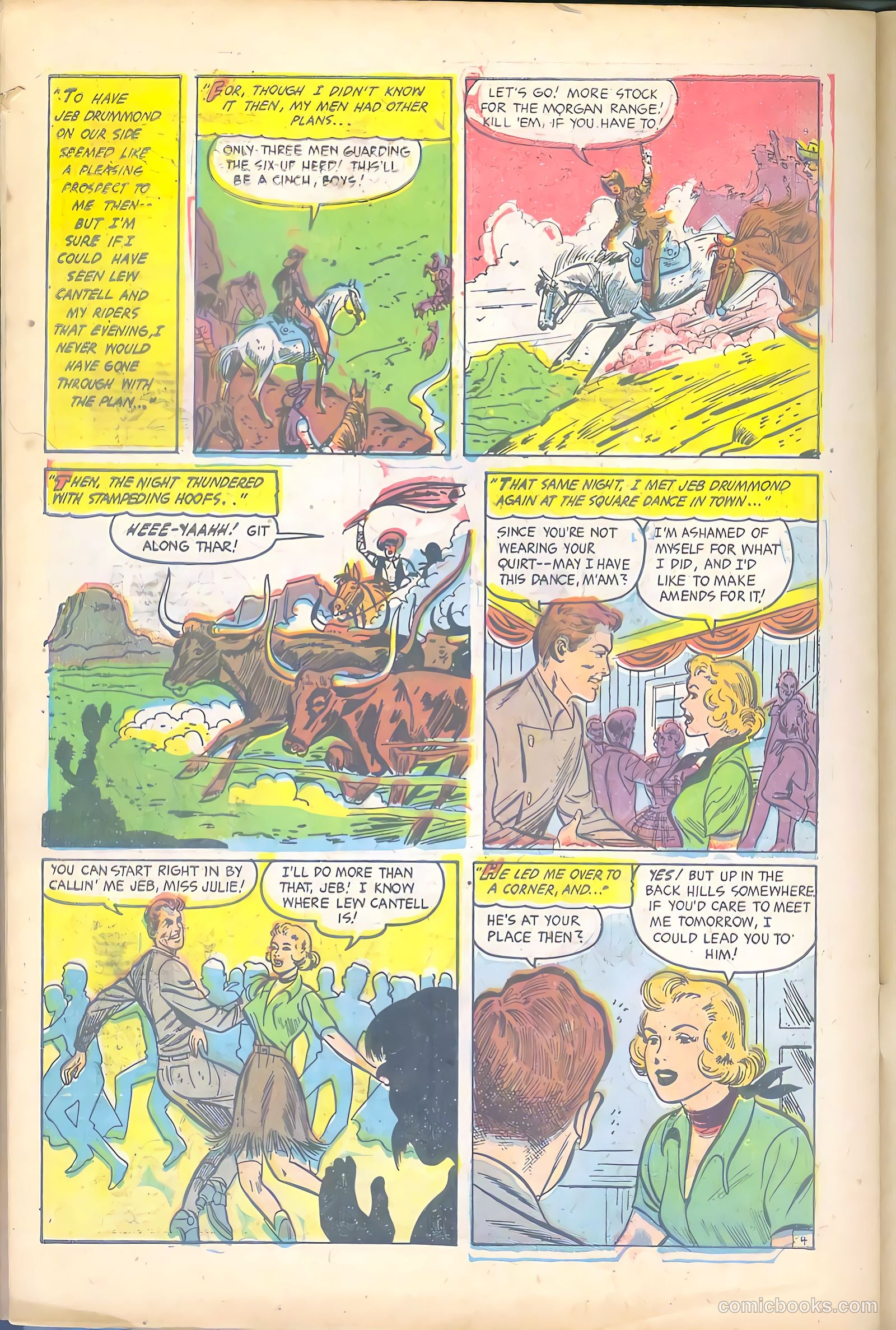 Cowgirl Romances #12 (1953) — page 31 of 37