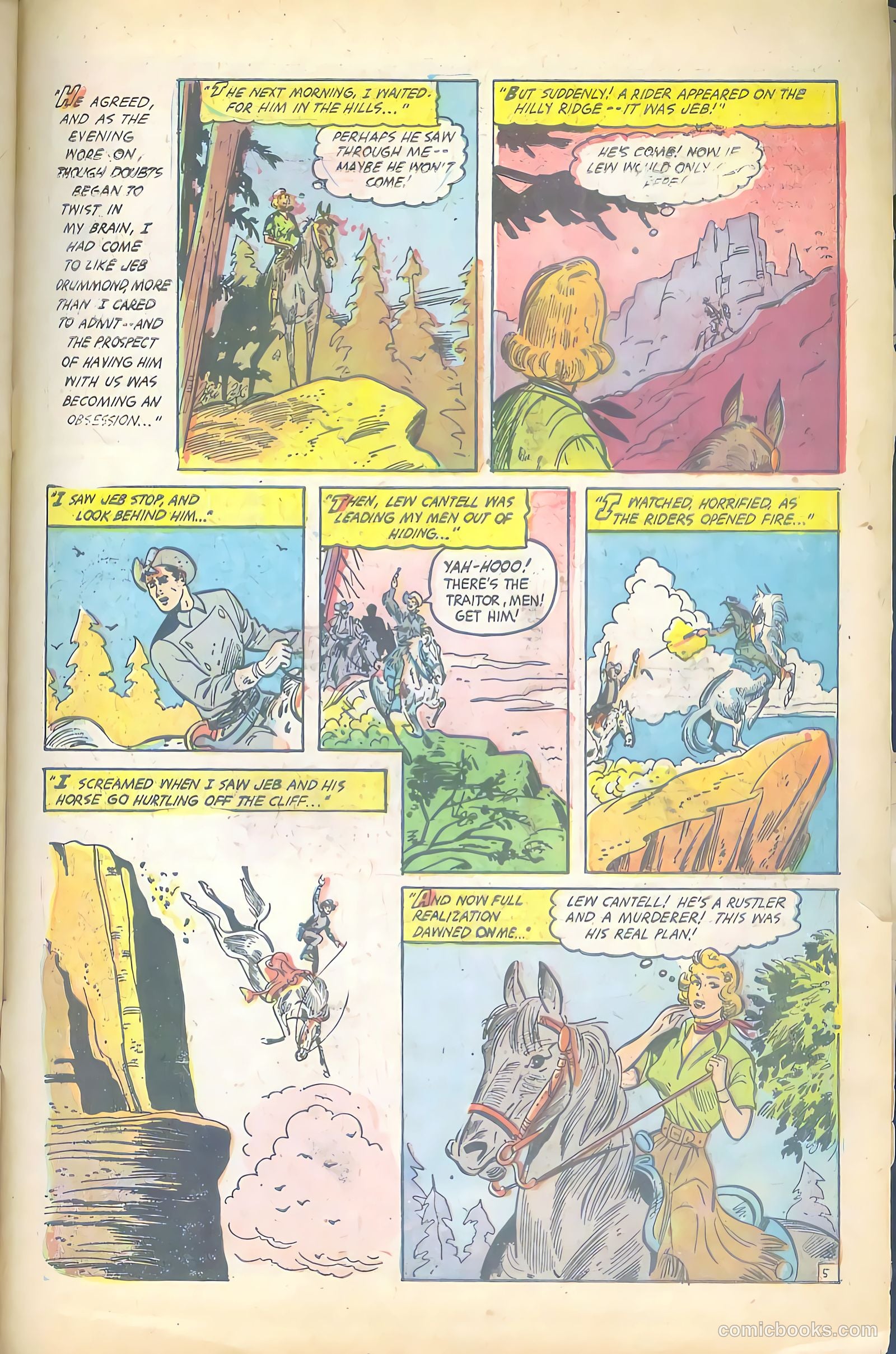 Cowgirl Romances #12 (1953) — page 32 of 37