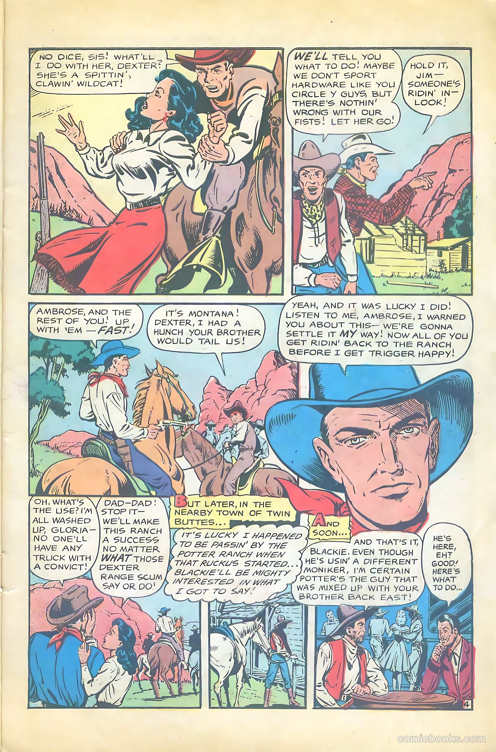 Cowgirl Romances #2 (1950) — page 6 of 51