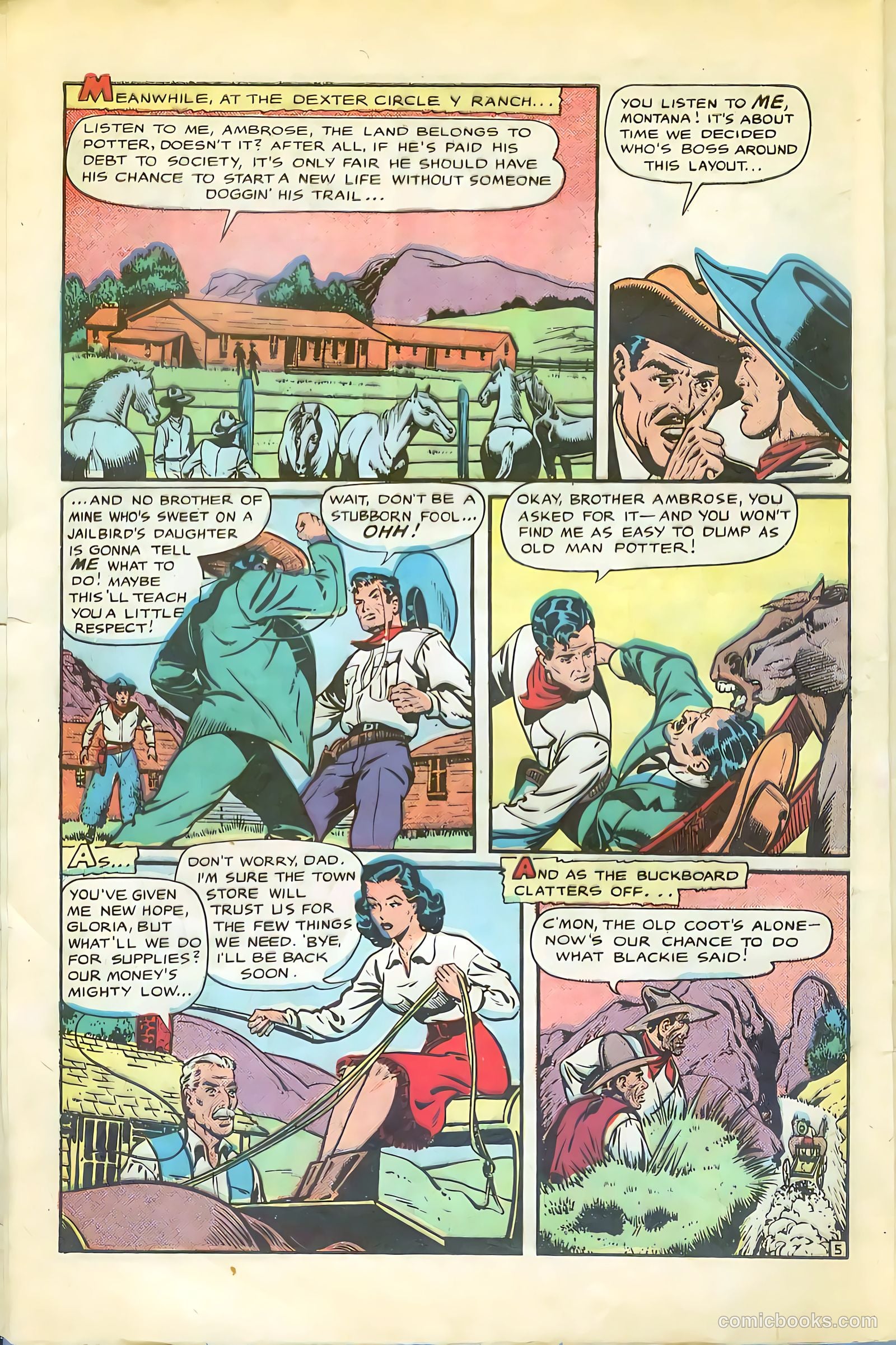 Cowgirl Romances #2 (1950) — page 7 of 51