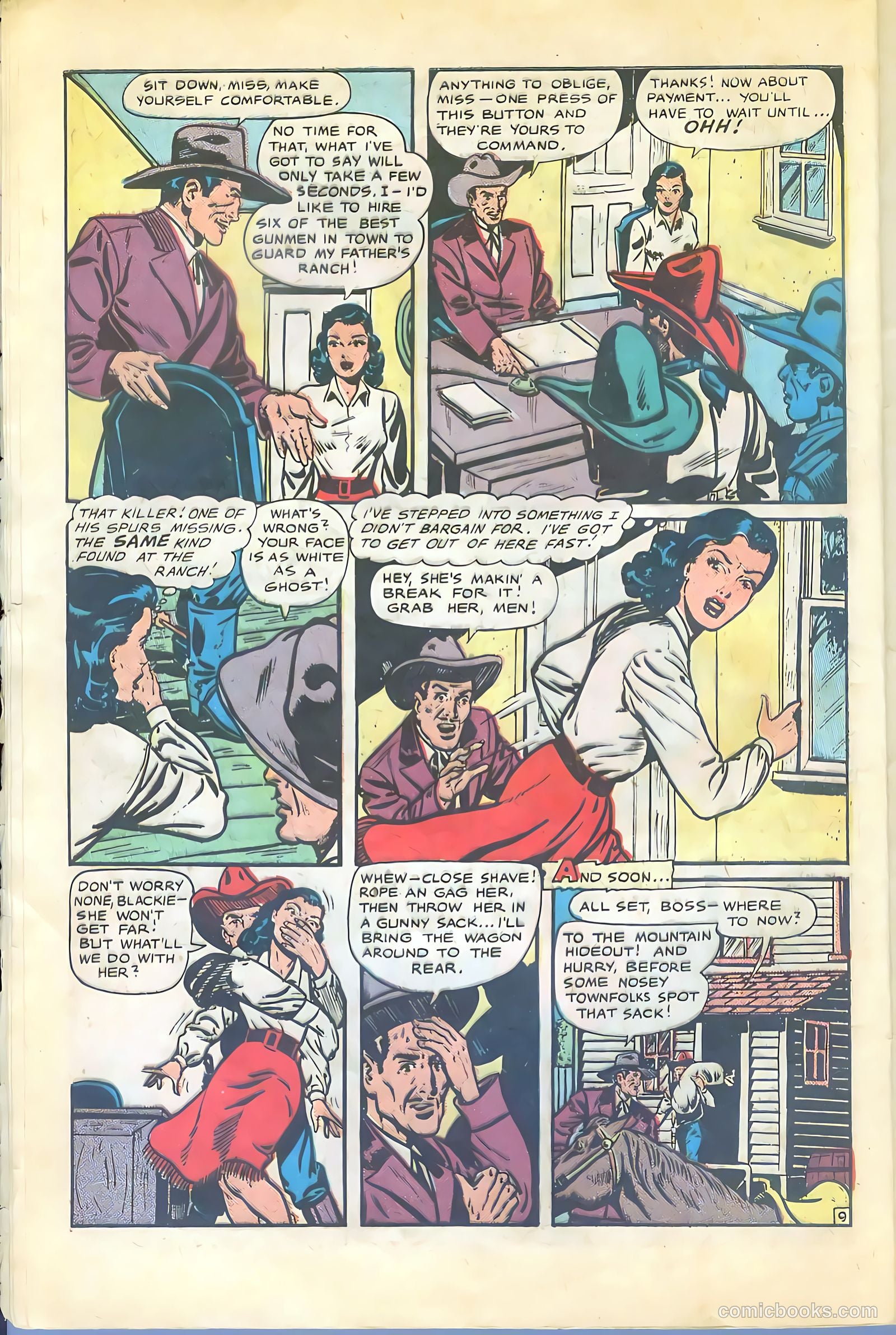 Cowgirl Romances #2 (1950) — page 11 of 51