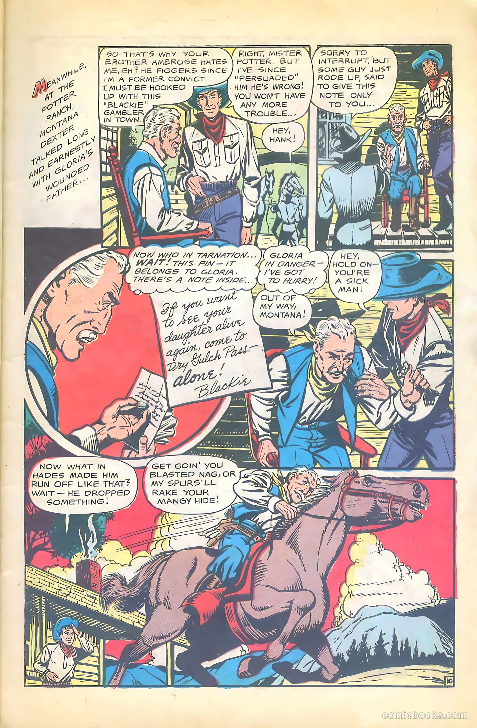 Cowgirl Romances #2 (1950) — page 12 of 51