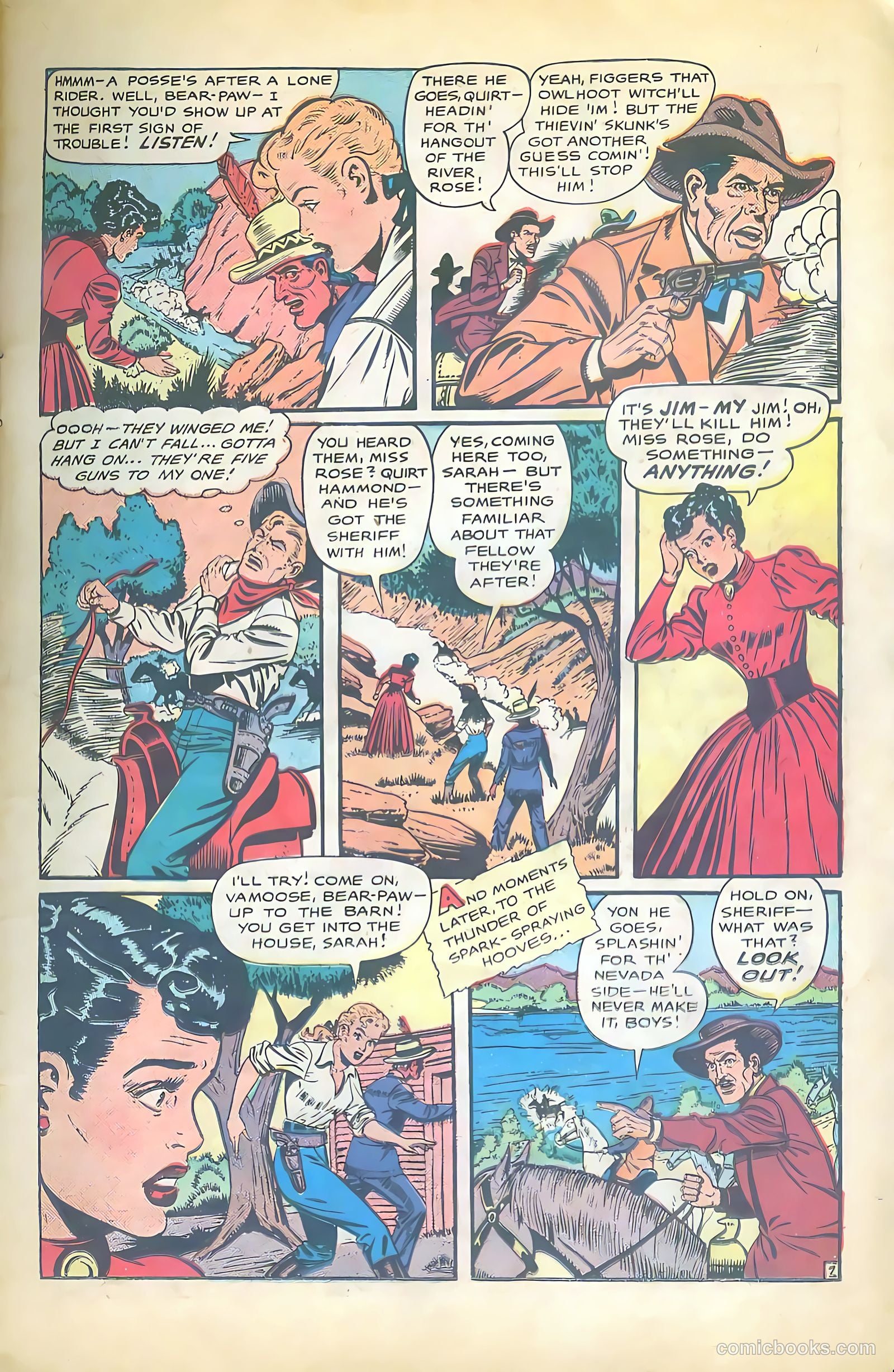 Cowgirl Romances #2 (1950) — page 18 of 51