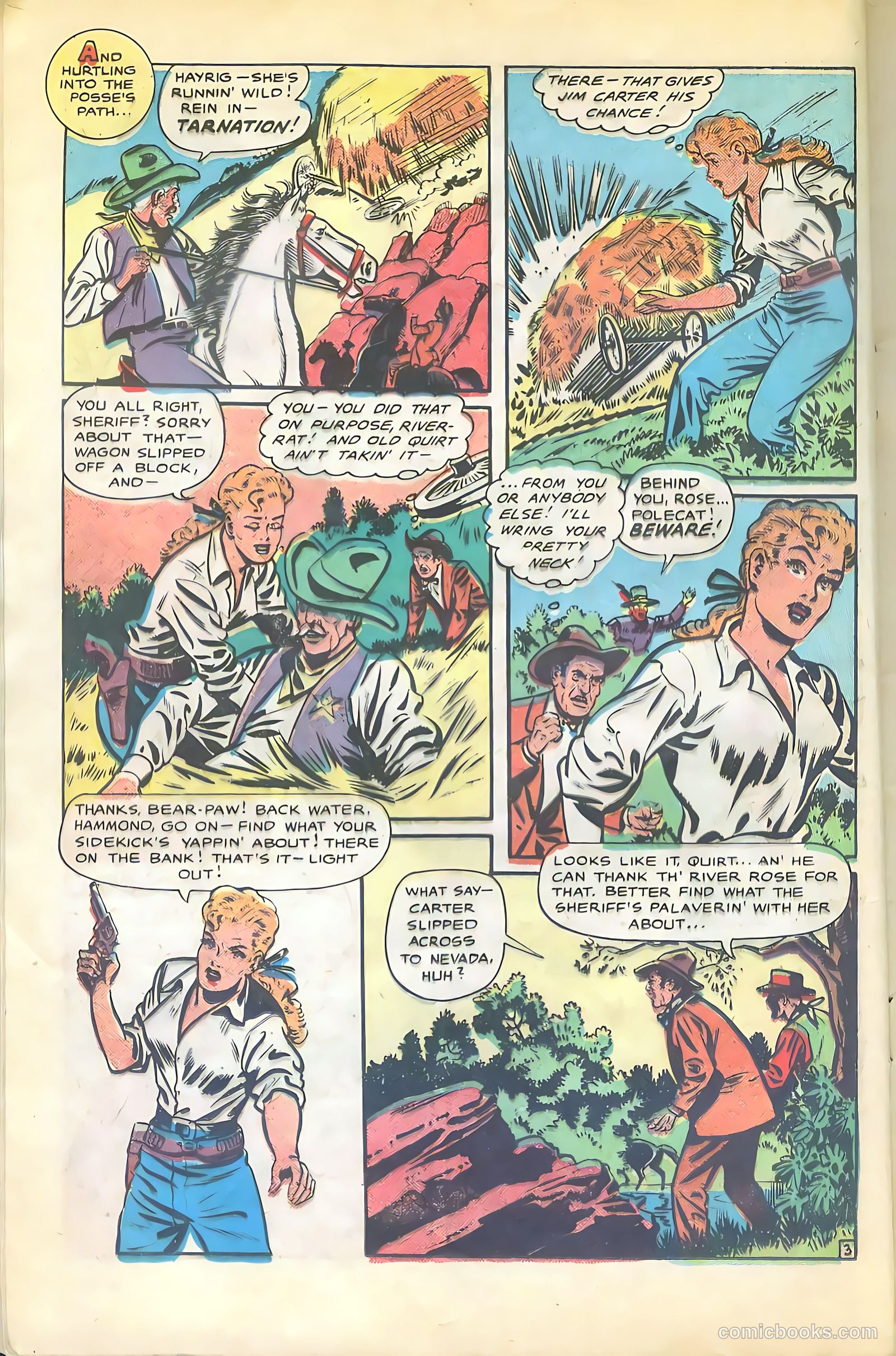 Cowgirl Romances #2 (1950) — page 19 of 51