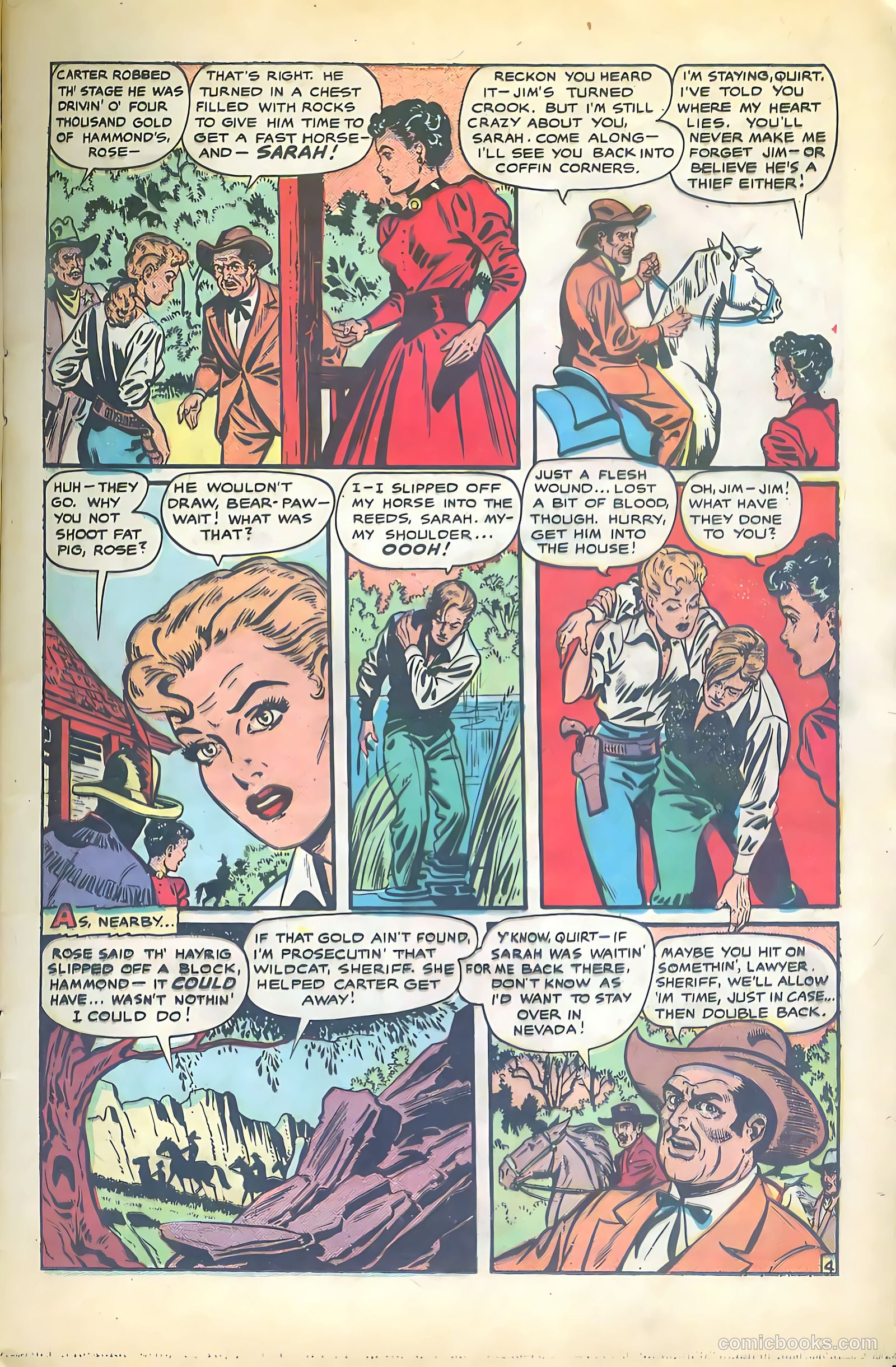 Cowgirl Romances #2 (1950) — page 20 of 51