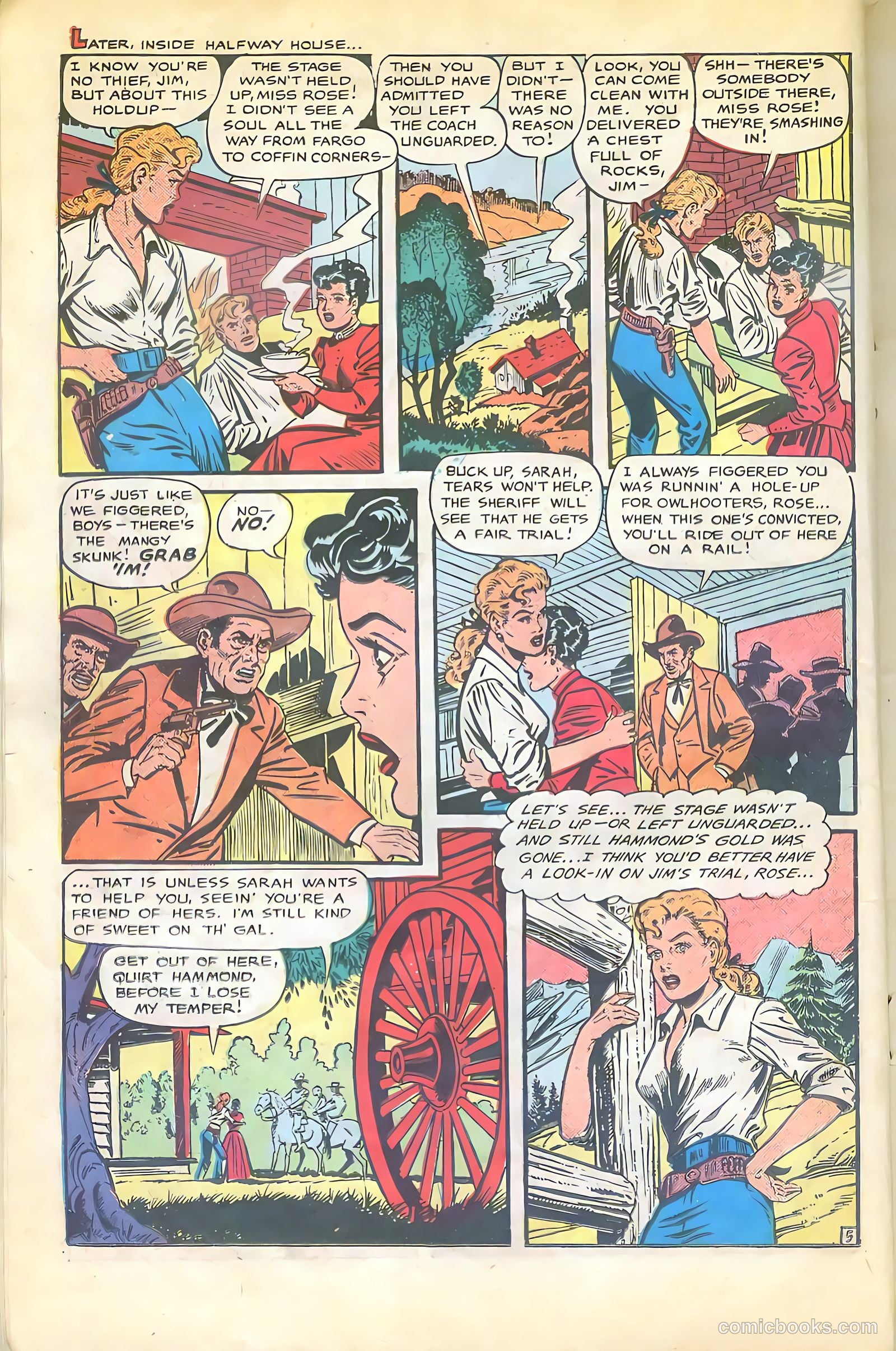 Cowgirl Romances #2 (1950) — page 21 of 51