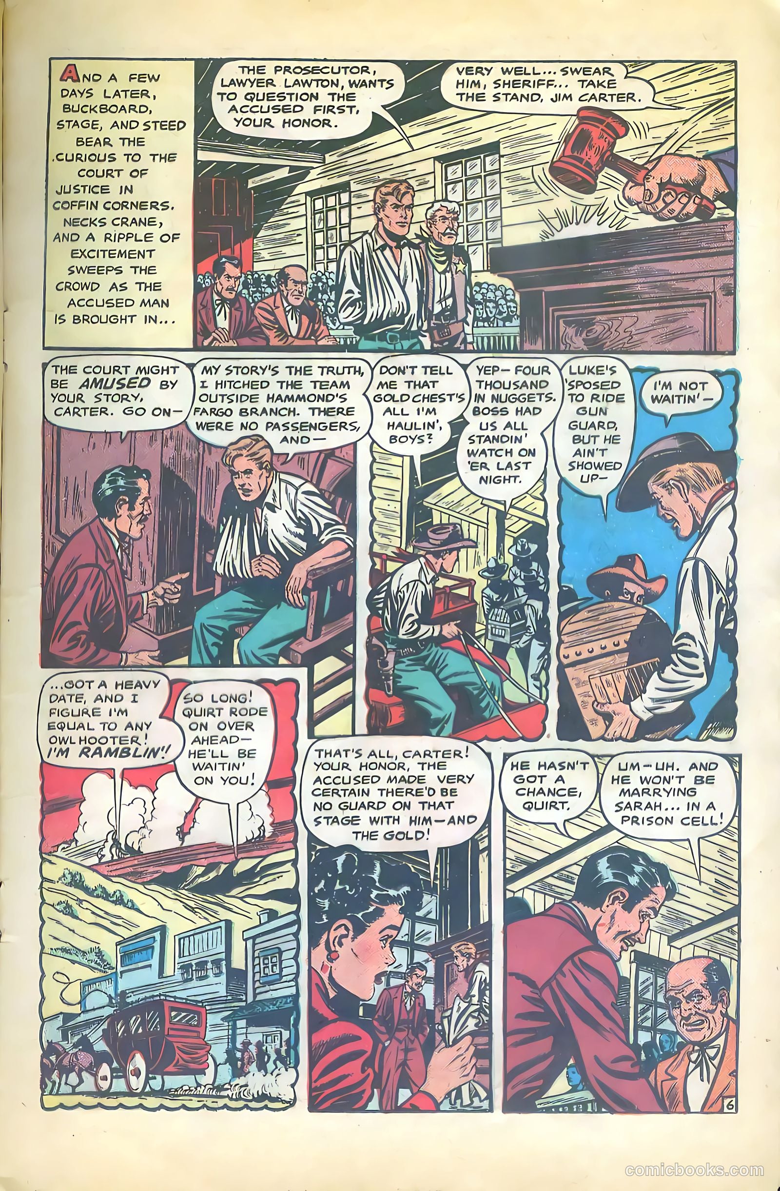 Cowgirl Romances #2 (1950) — page 22 of 51