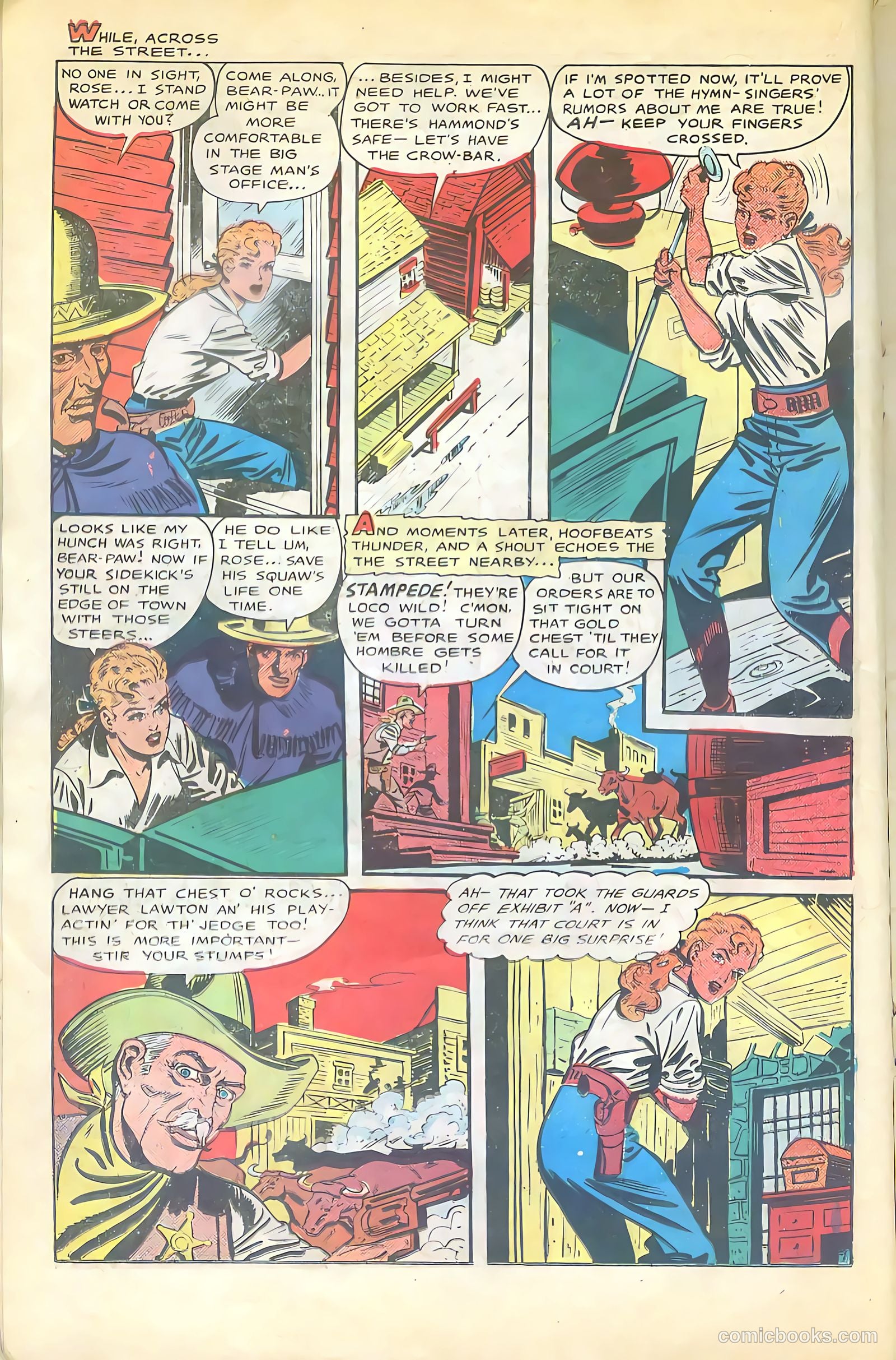 Cowgirl Romances #2 (1950) — page 23 of 51