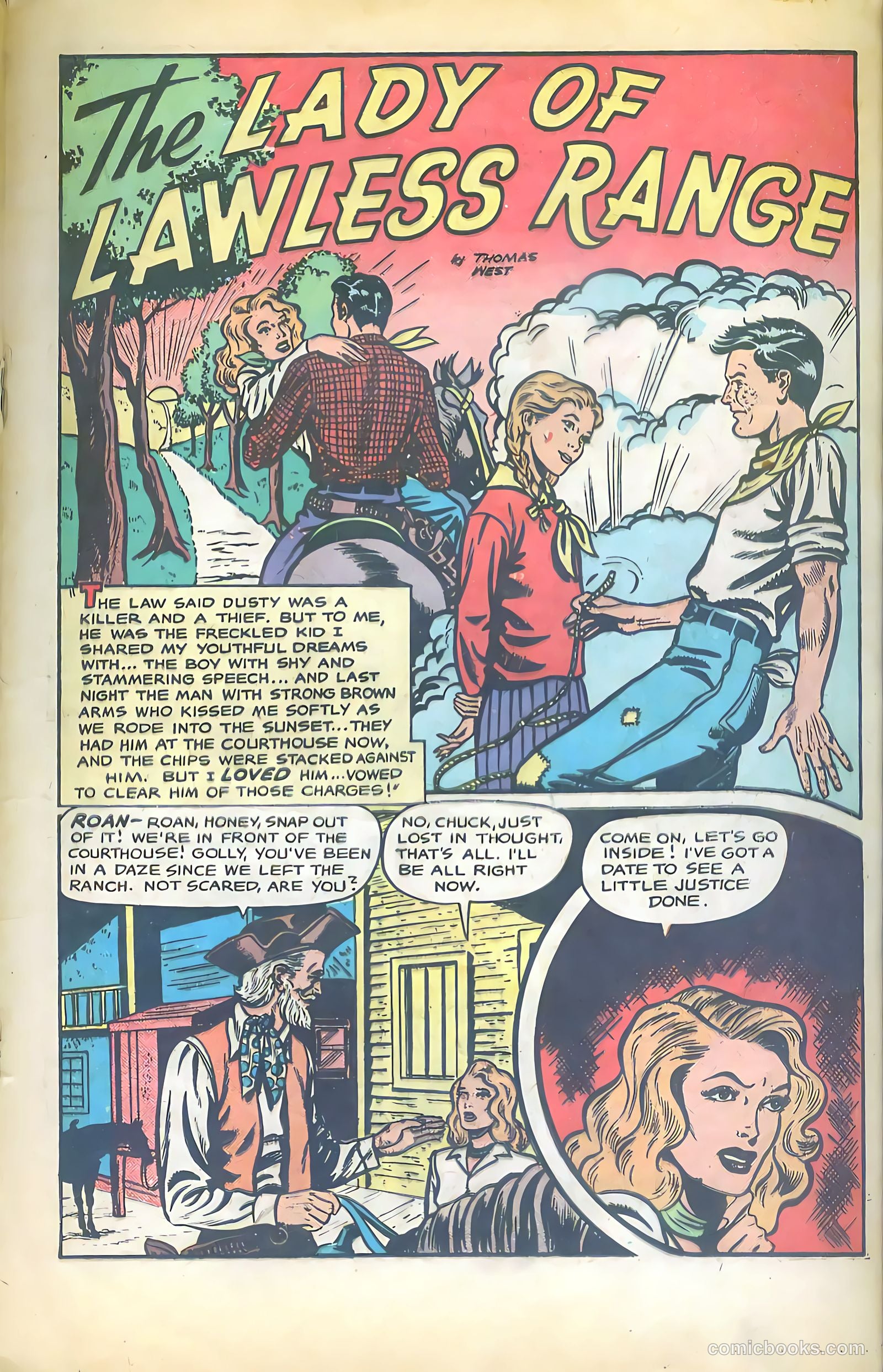 Cowgirl Romances #2 (1950) — page 26 of 51