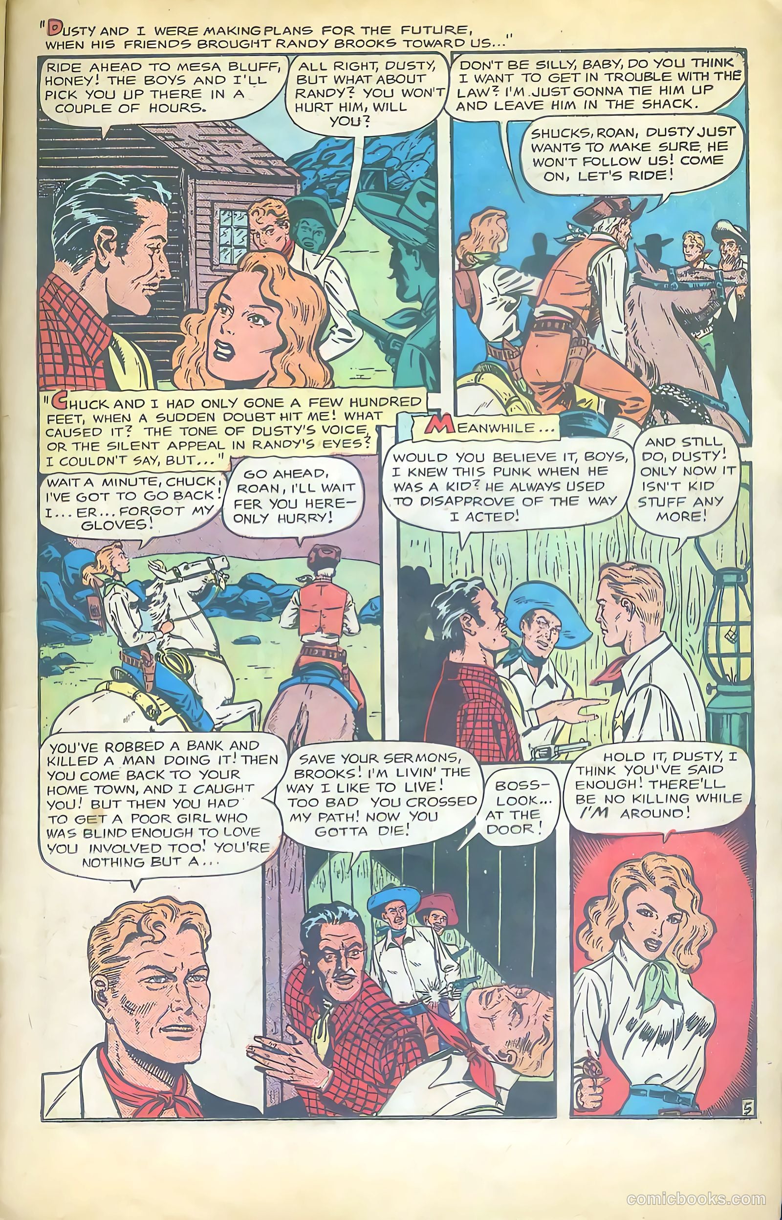 Cowgirl Romances #2 (1950) — page 30 of 51